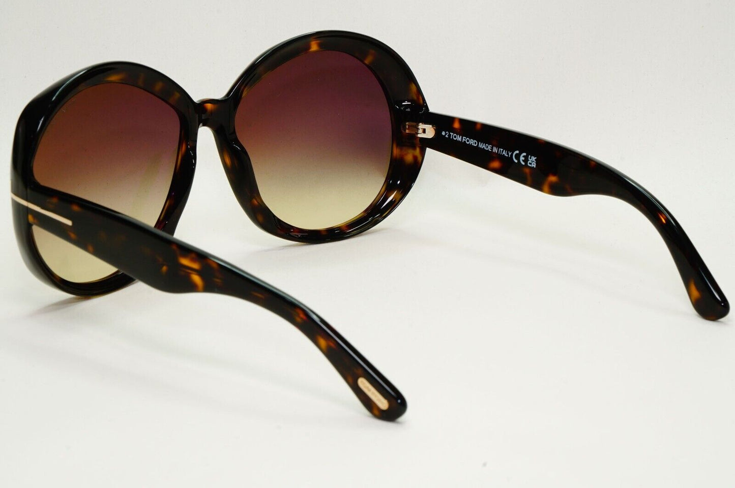 Tom Ford Sunglasses Annabelle Brown Tortoise Oversized Large TF1010 TF 1010 52B