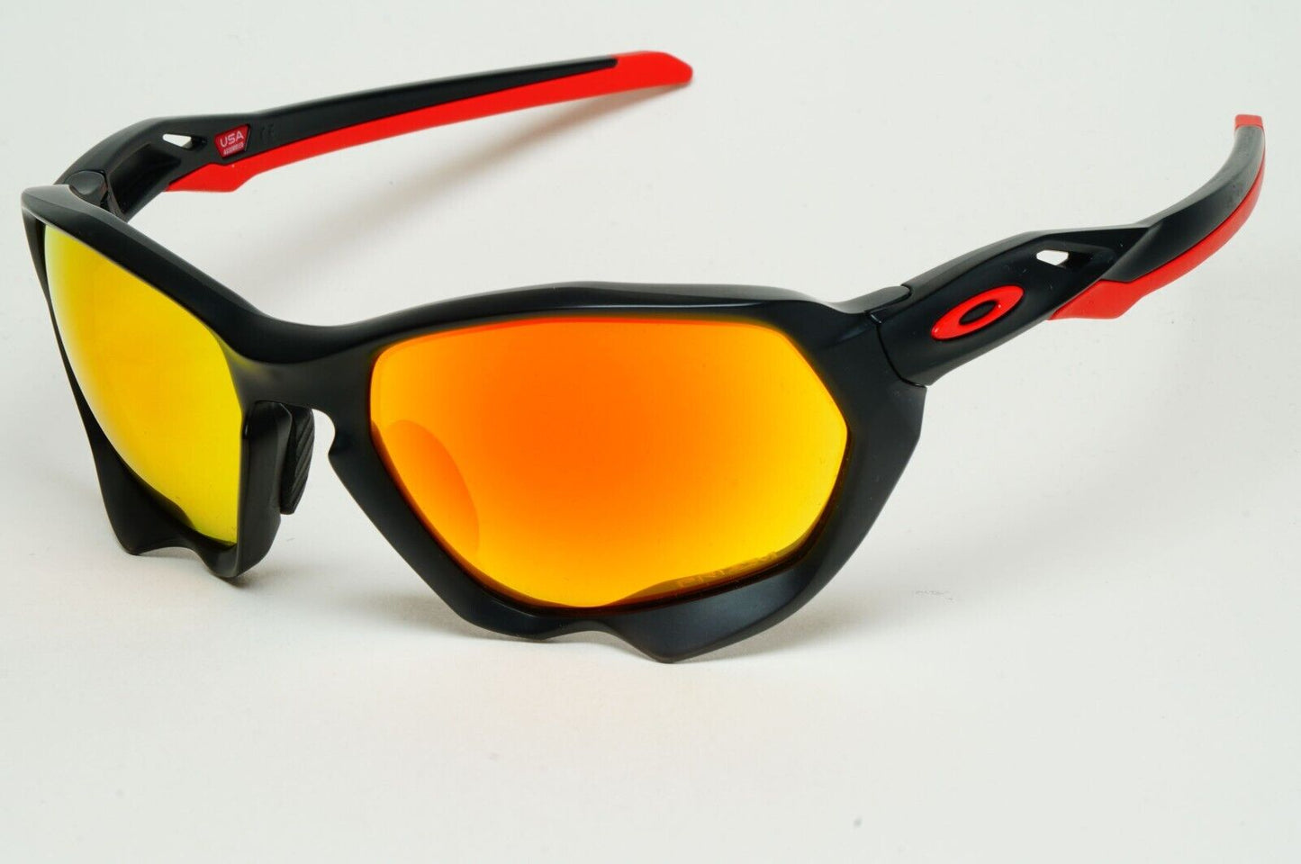 Oakley Sunglasses Plazma (A) Black Prizm Ruby Orange Wrap OO 9019A 17 59mm