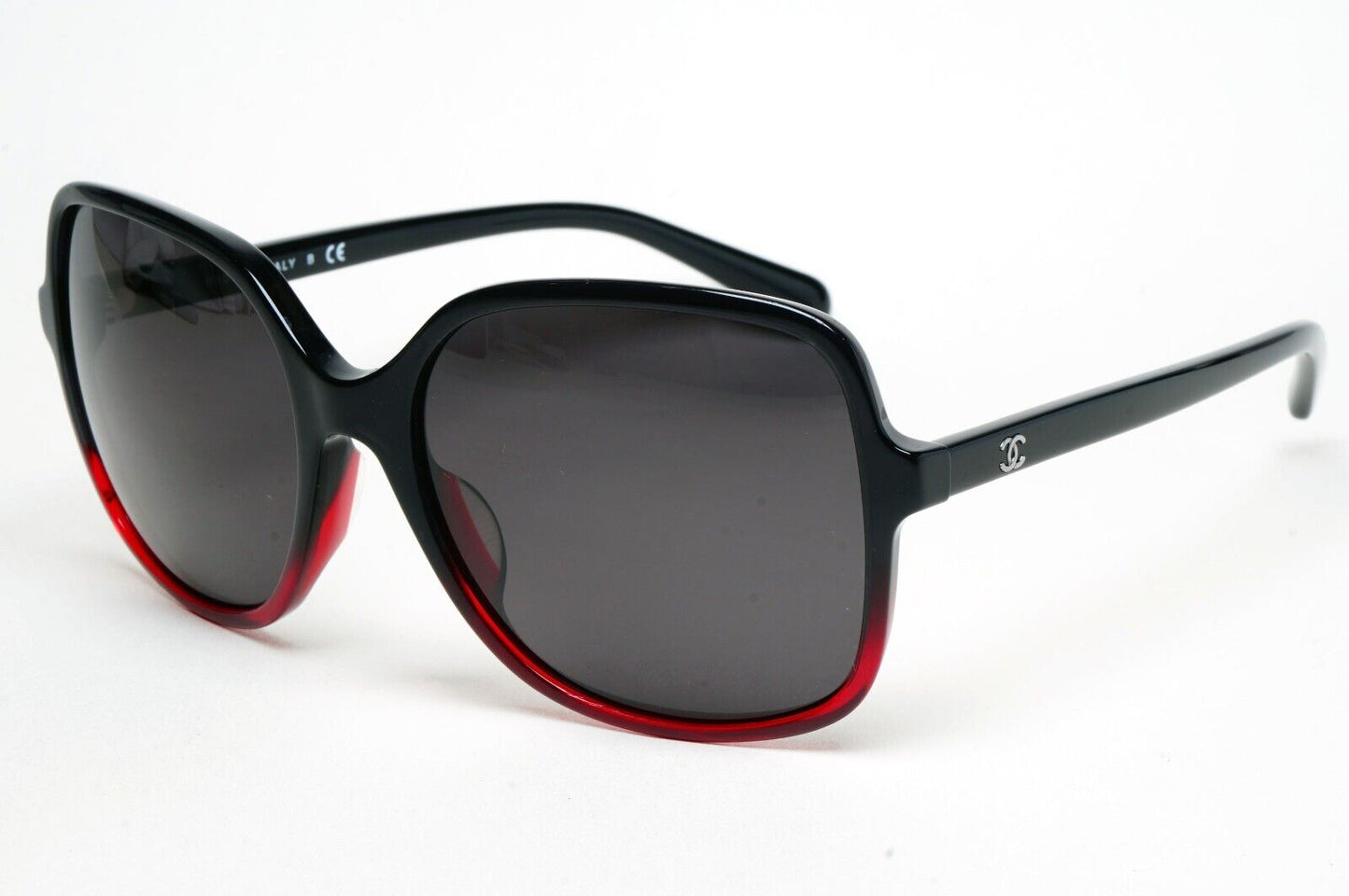 Chanel Sunglasses Square Black Glossy Bordo Red Large 5349-A c.1559/S1 261124