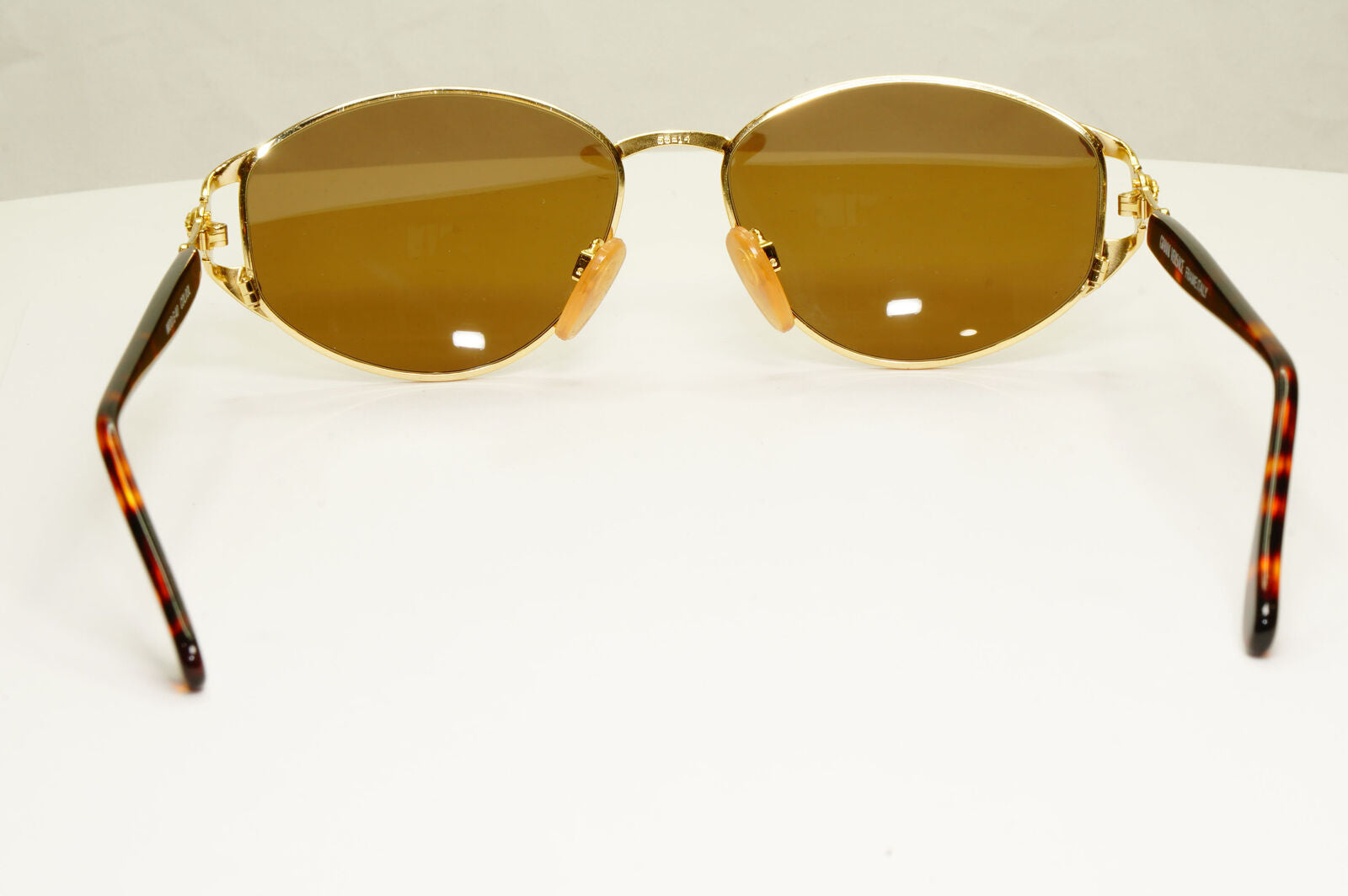 Gianni Versace 1995 Vintage Gold Medusa Brown Retro Sunglasses MOD G40 COL 03L B