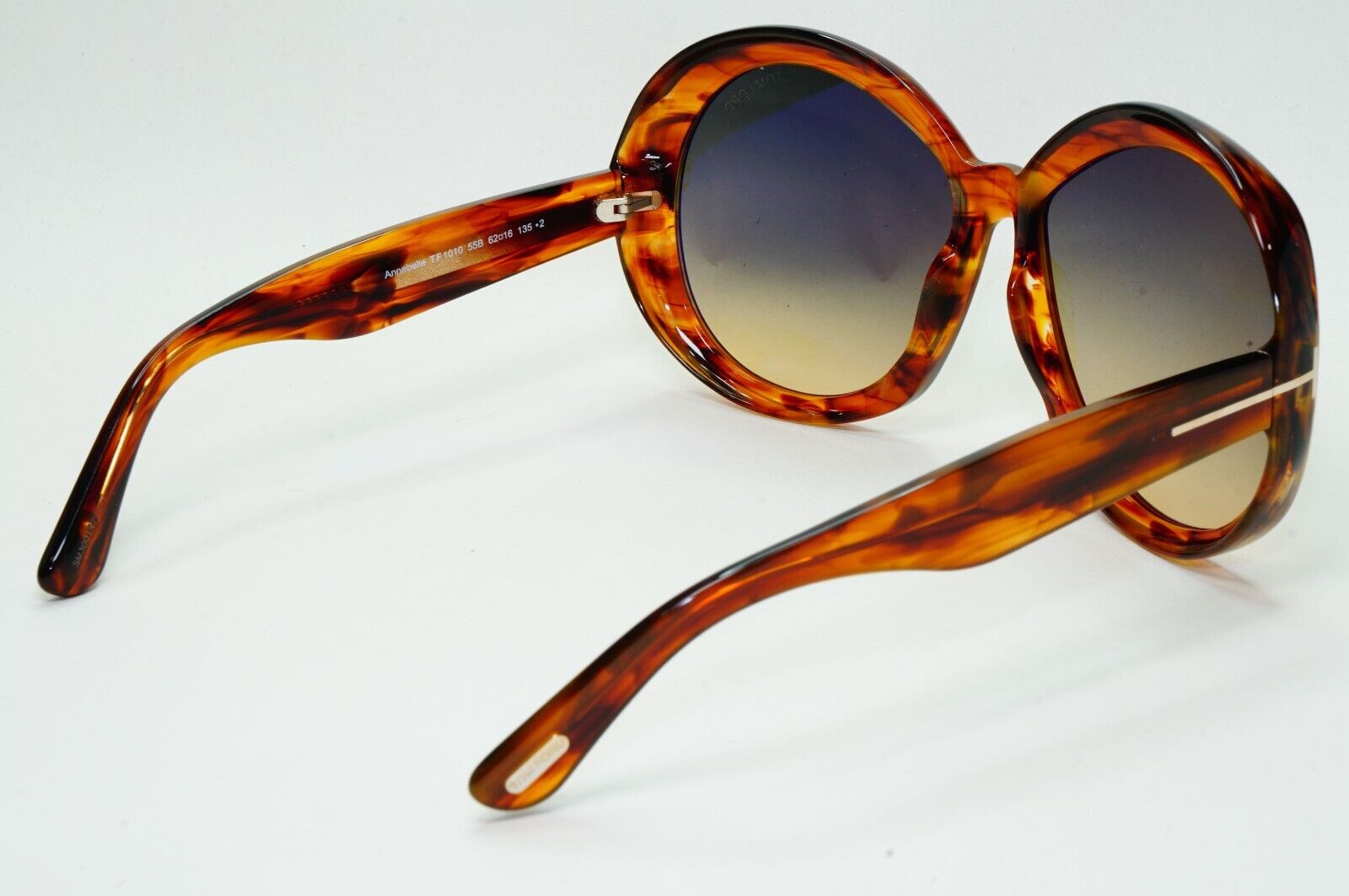 Tom Ford Sunglasses Annabelle Brown Tortoise Oversized Large FT1010 TF 1010 55B