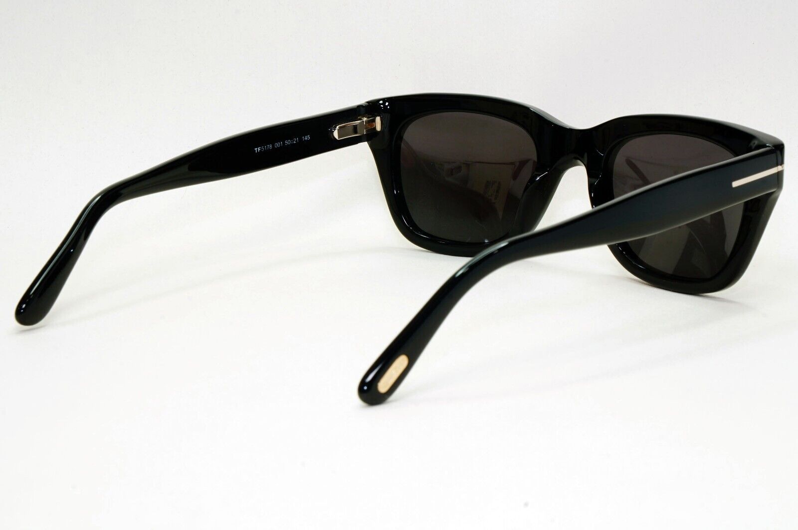 Tom Ford Sunglasses Black Glossy Black Spectre Bond FT5178 TF 5178 001 50mm