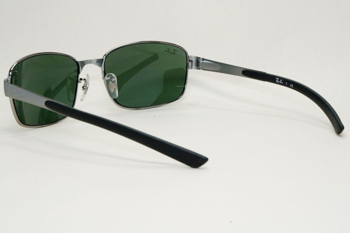 Ray-Ban Sunglasses 2011 Vintage Gunmetal Grey G15 Green RB 3413 004 59mm