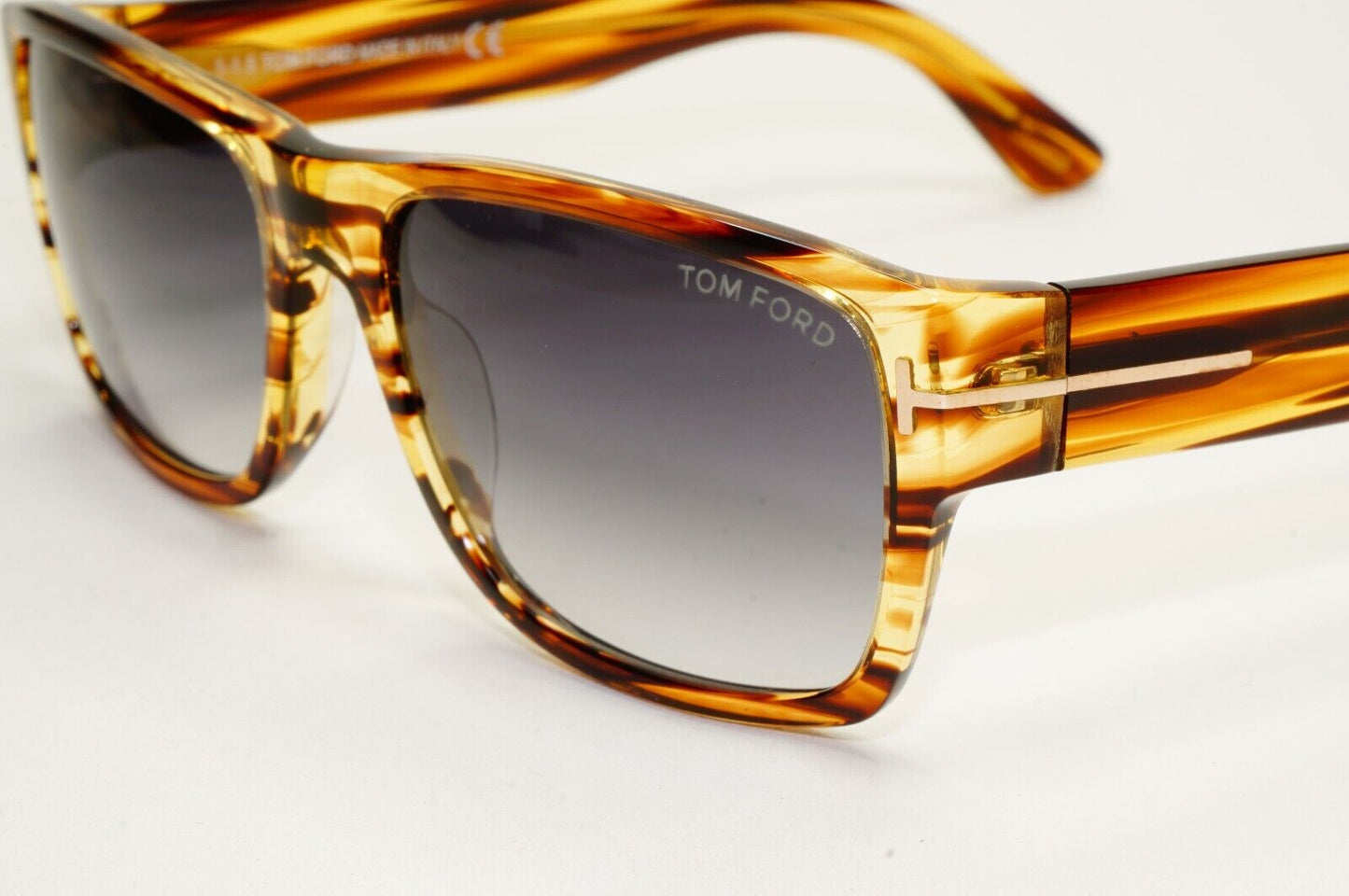 Tom Ford Sunglasses Mason Honey Brown Transparent Grey FT0445 TF 445 50B 56mm