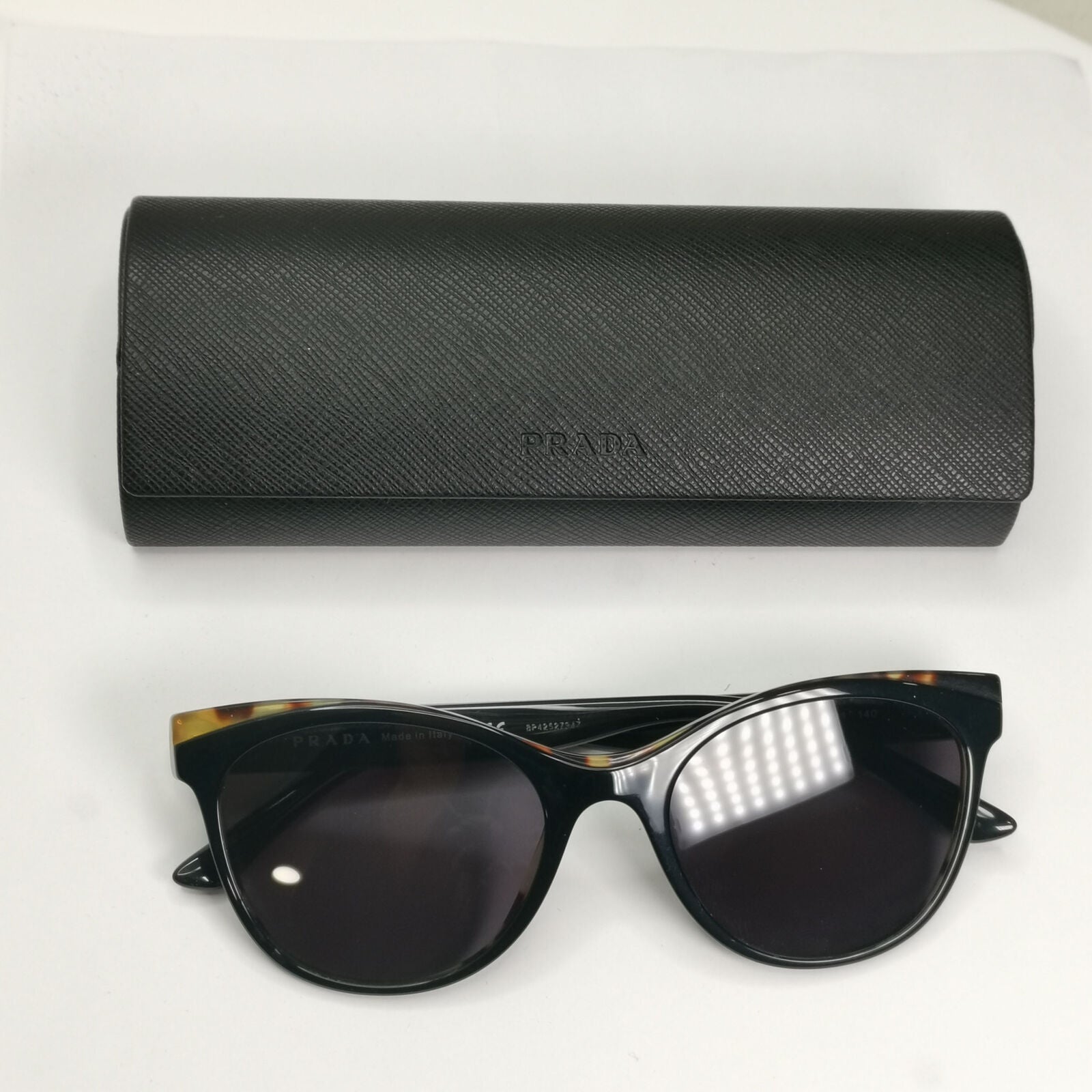 Prada Sunglasses Black Glossy Fashion Designer PR05WV VPR 05W 389-1O1 180323