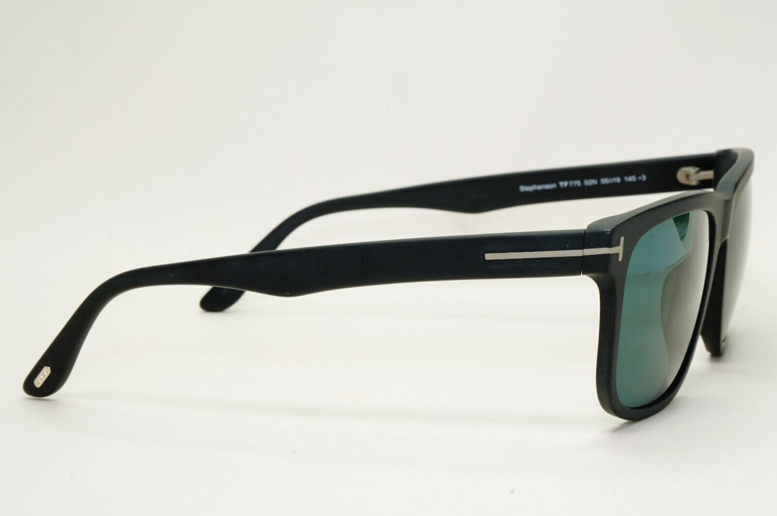 Tom Ford Sunglasses Stephenson Black Matte Green Square FT0775 TF 775 02N 56mm