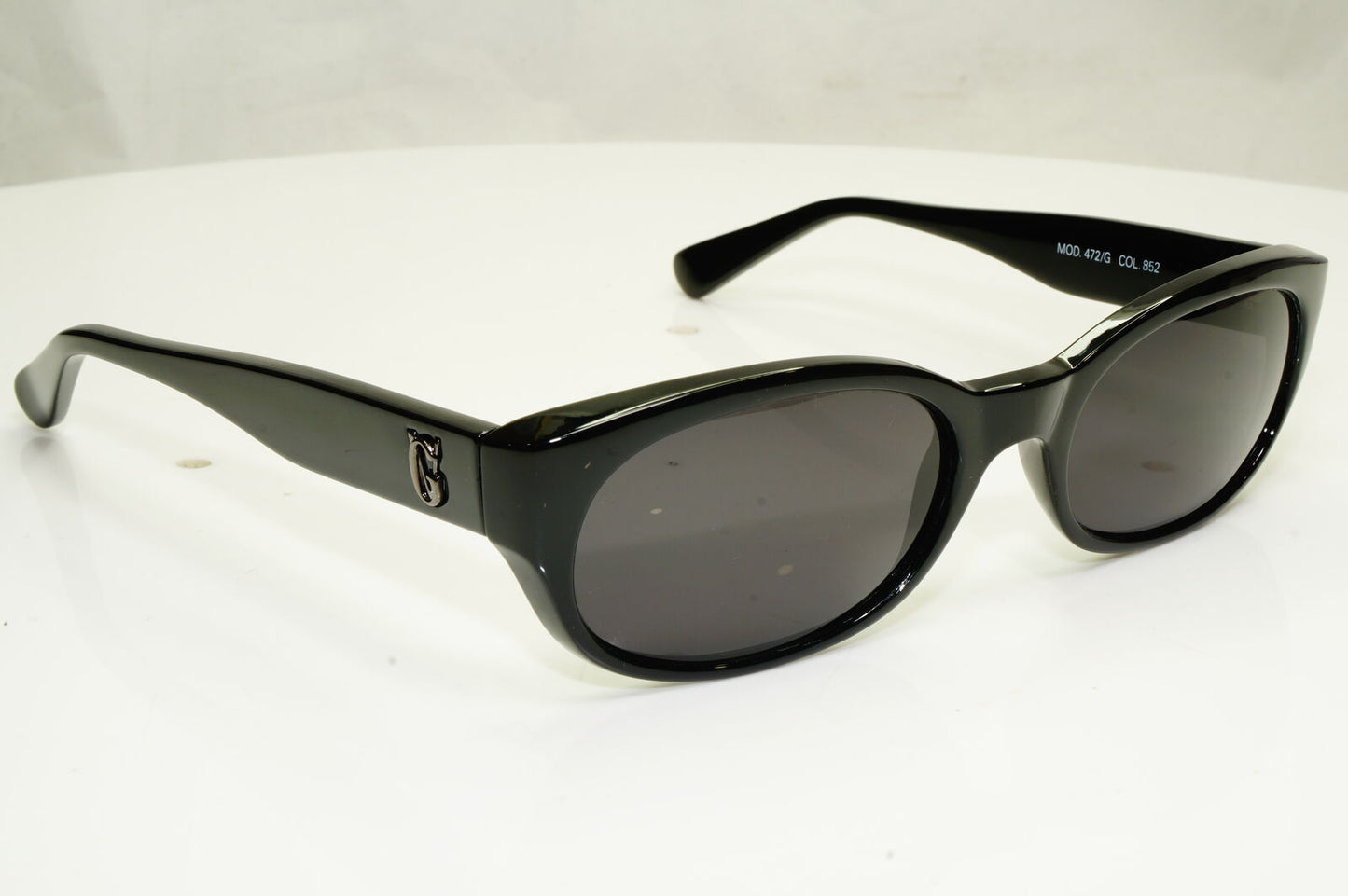 Gianni Versace 1996 Unisex Vintage Black Sunglasses GV MOD 472/G COL 852