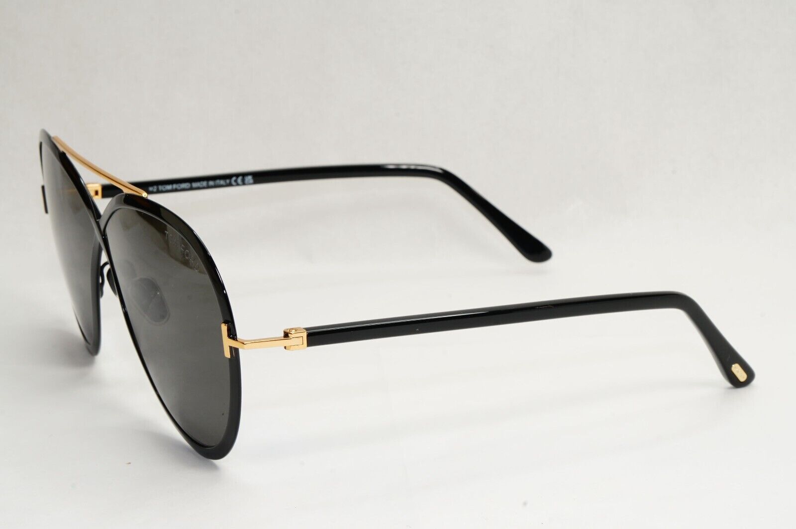 Tom Ford Sunglasses Rickie Black Gold Grey Pilot Unisex FT1007 TF 1007 01A 65mm