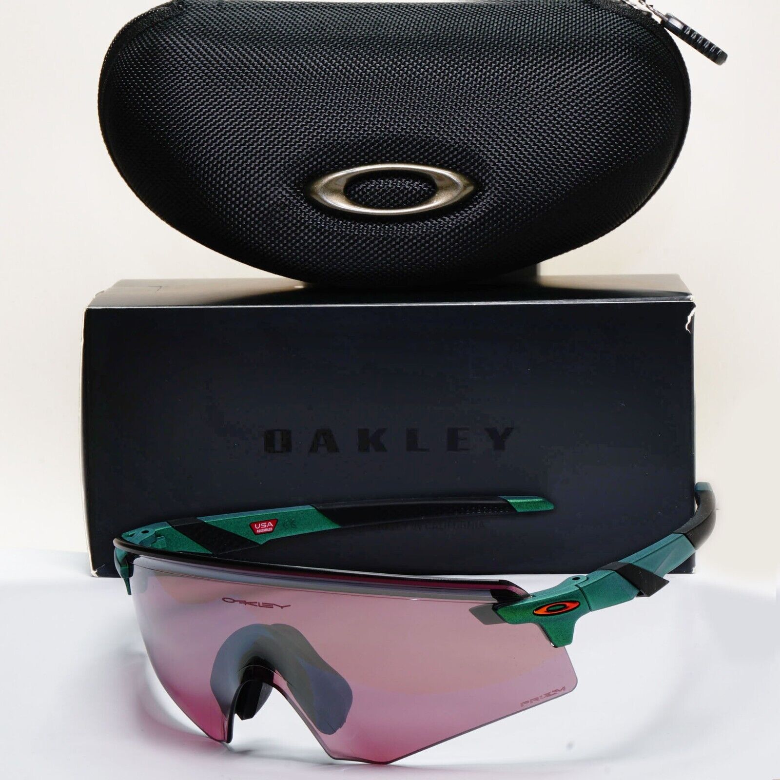 Oakley Sunglasses Encoder A Spectrum Gamma Green Prizm Road Cycling OO 9472F 13