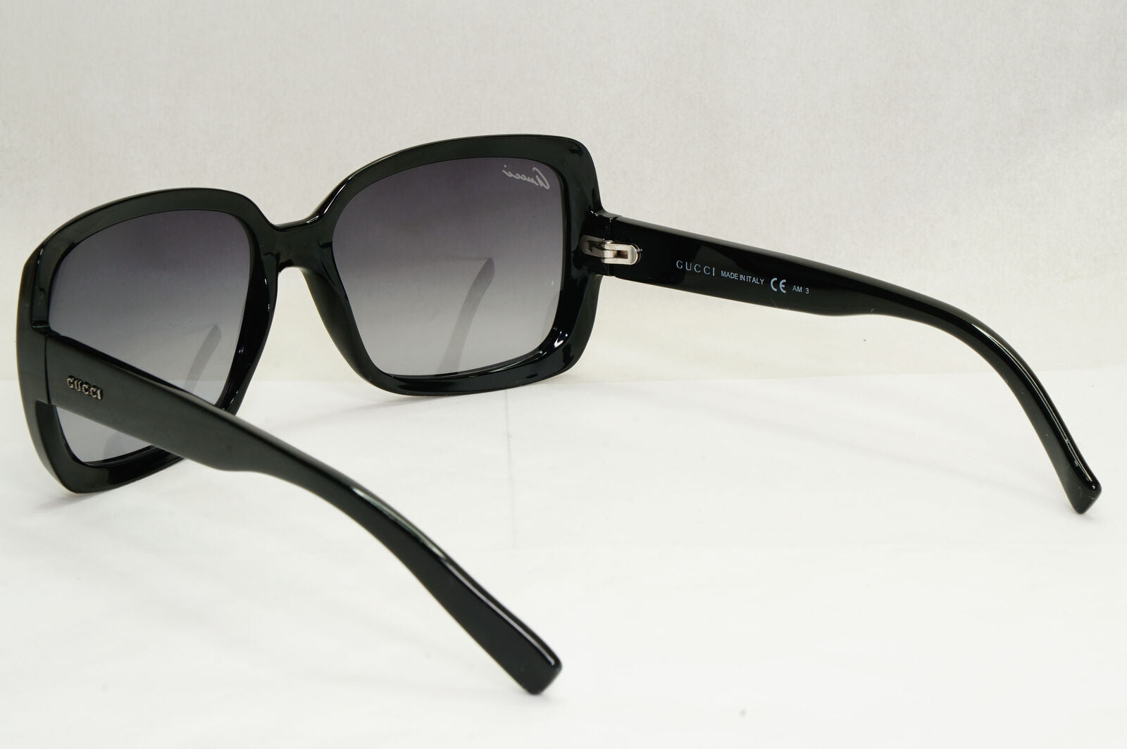 Gucci Sunglasses 2011 Vintage Monogram Black Square GG 3207/S D28H 070224