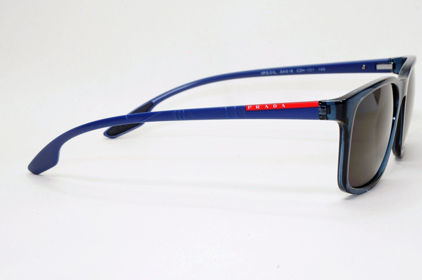 Prada Sunglasses Blue Black Square PS01LV VPS 01L CZH-1O1 54mm