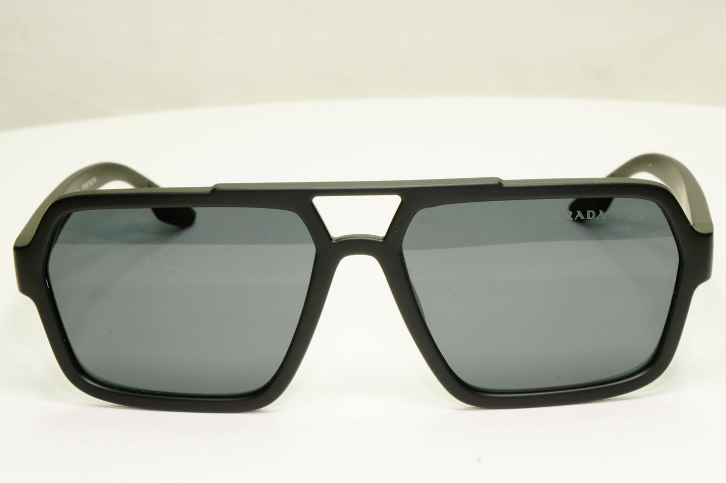 Prada Black Polarised Sunglasses Square Mens Designer SPS 01X PS01XS DG0-02G