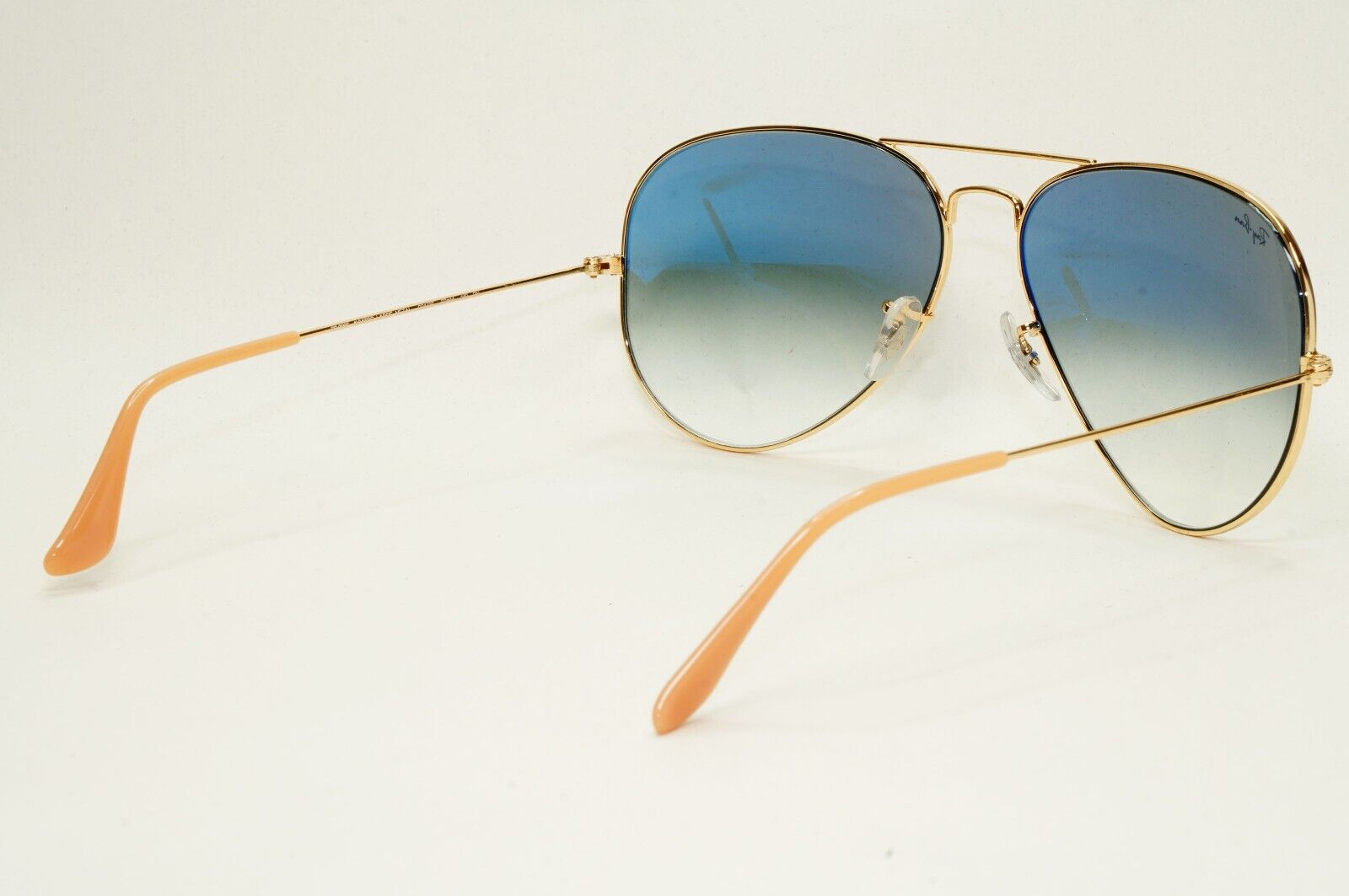 Ray-Ban Sunglasses Aviator Gold Blue Gradient Large RB 3025 001/3F 62mm