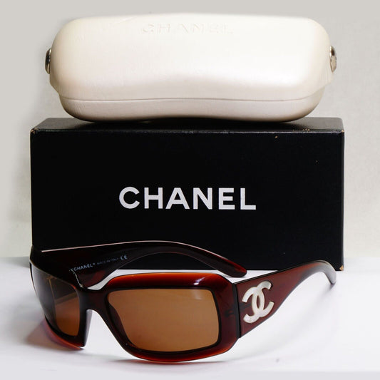 Chanel Sunglasses Mother of Pearl 2006 Vintage Brown 5076-H c.538/13 270324