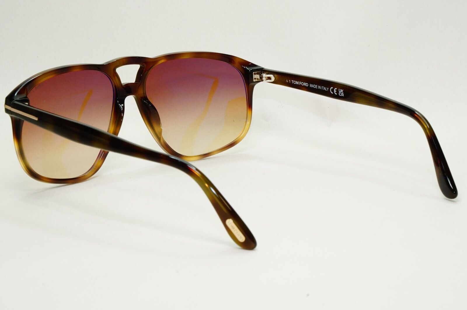 Tom Ford Sunglasses Pierre-02 Brown Havana Gradient FT1000 TF 1000 56F 58mm