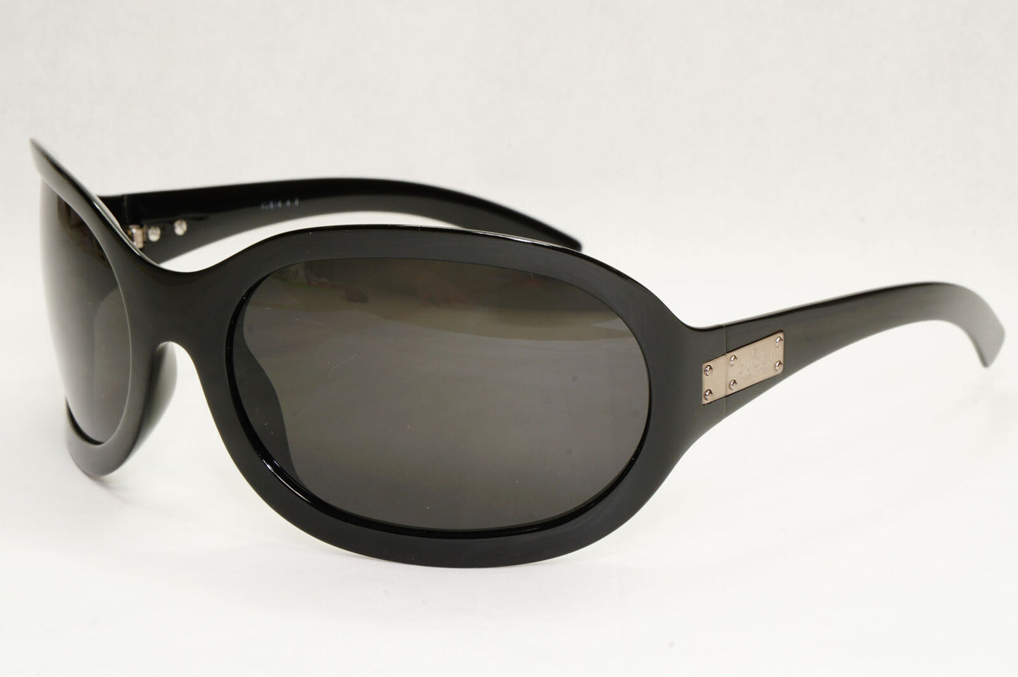 Gucci Sunglasses 1996 Vintage Black Large Wrap Square GG 1480/S 584 151223