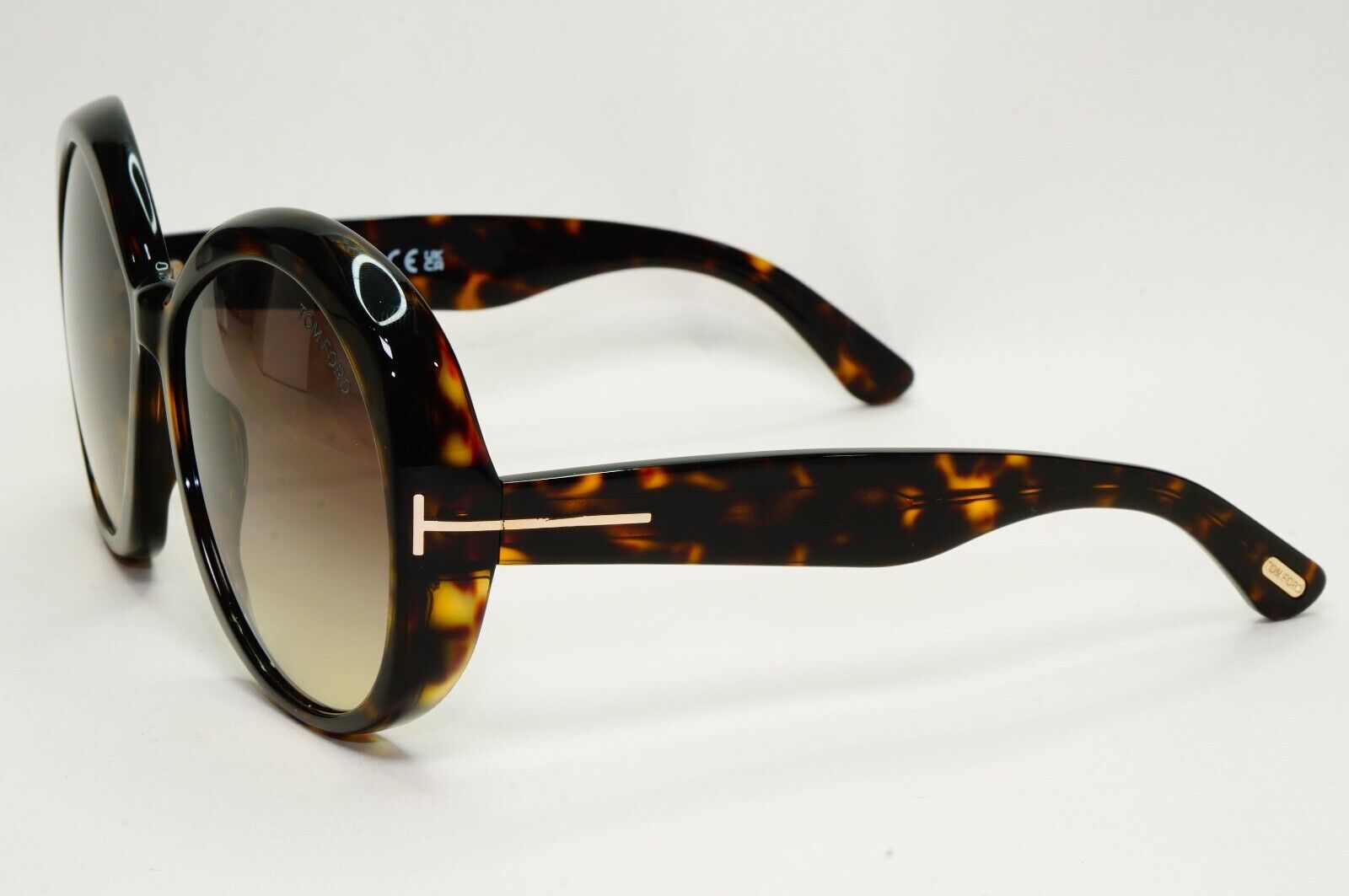 Tom Ford Sunglasses Annabelle Brown Tortoise Oversized Large TF1010 TF 1010 52B