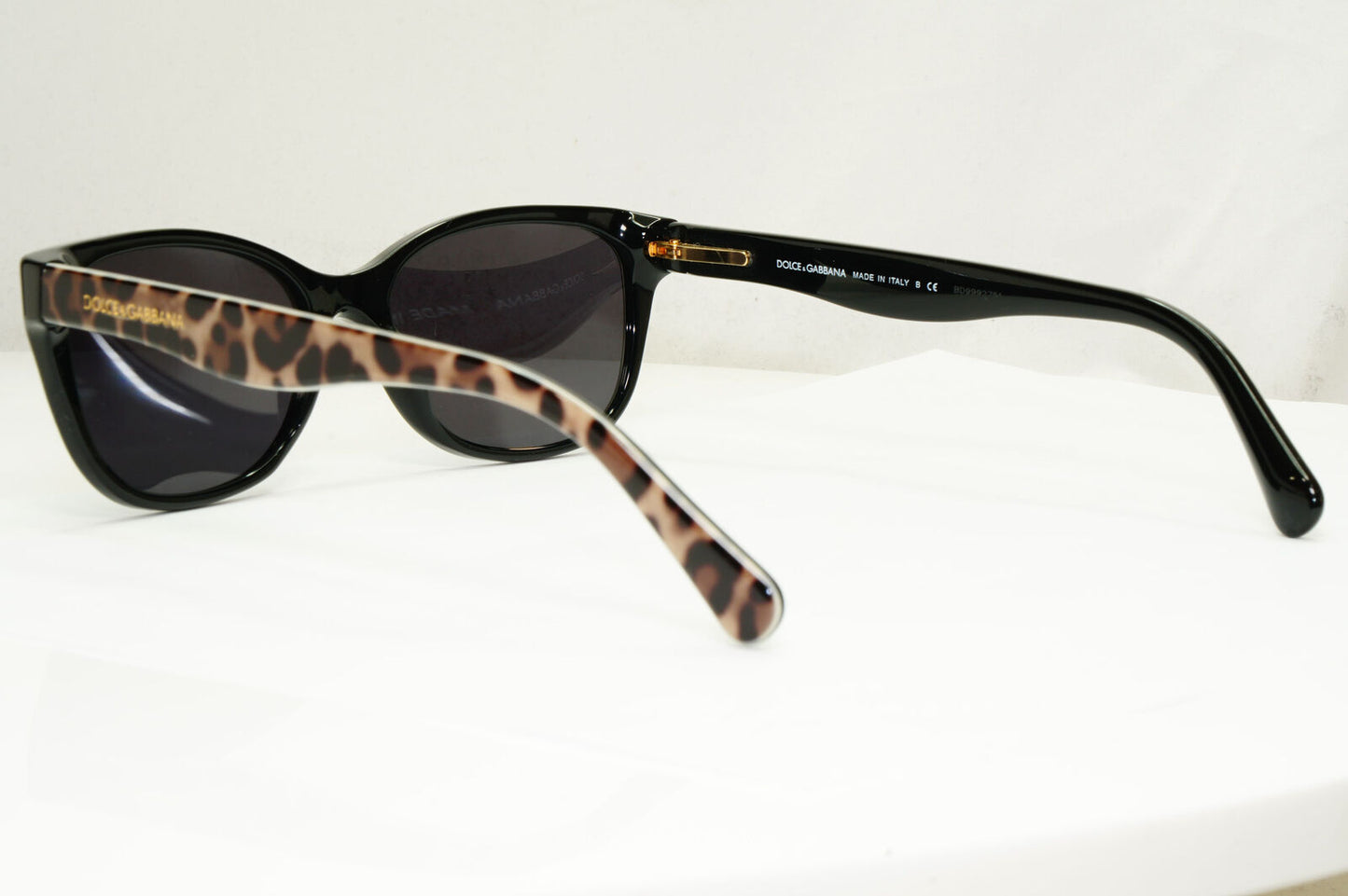 Dolce & Gabbana Leopard Sunglasses Black Brown Animal Print DG 3136 2525 250123