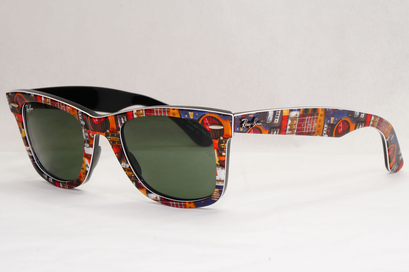 Ray-Ban Sunglasses Guitar Music Rare Prints Series 9 Vintage RB 2140 1121 070224