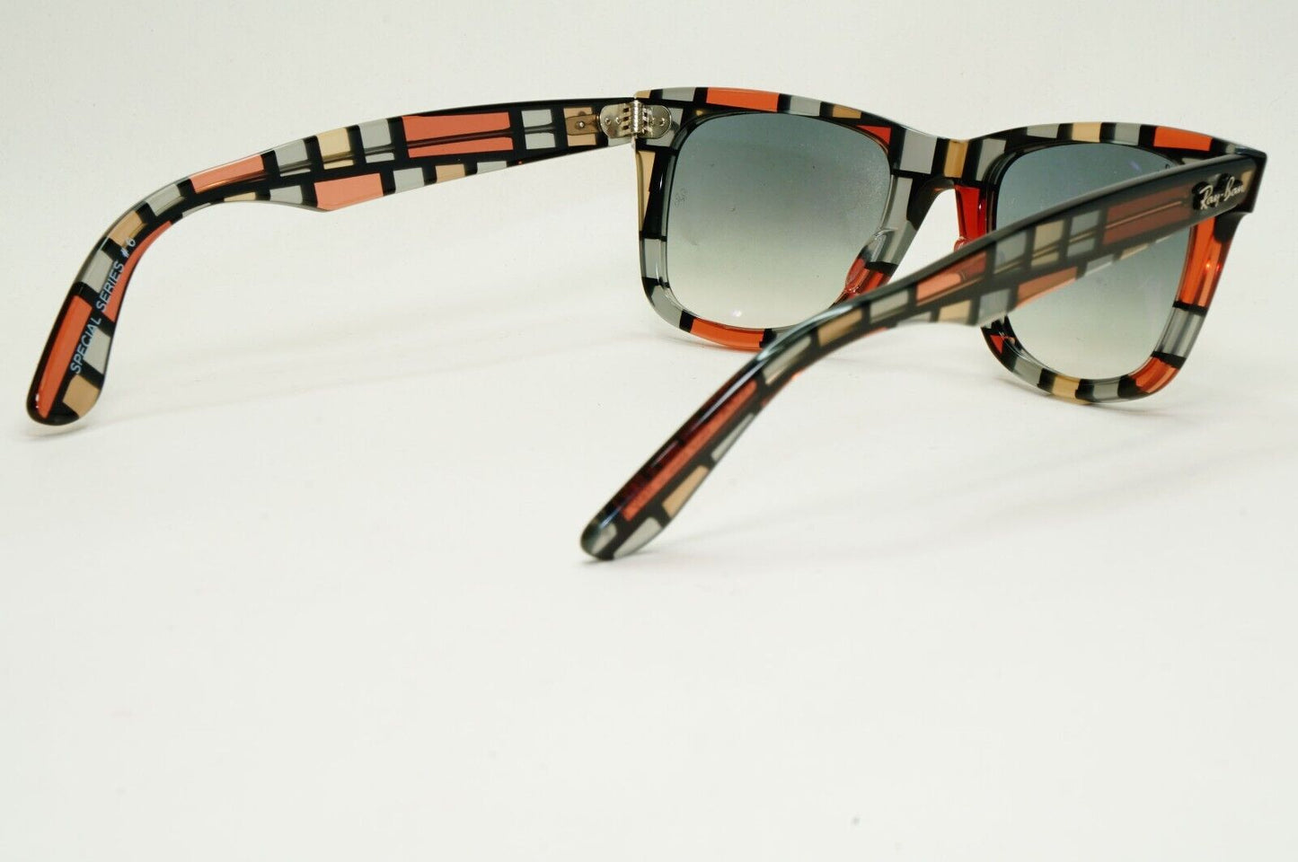 Ray-Ban Sunglasses Wayfarer Prints Series 6 Color Blocks RB 2140 1083/32 051124