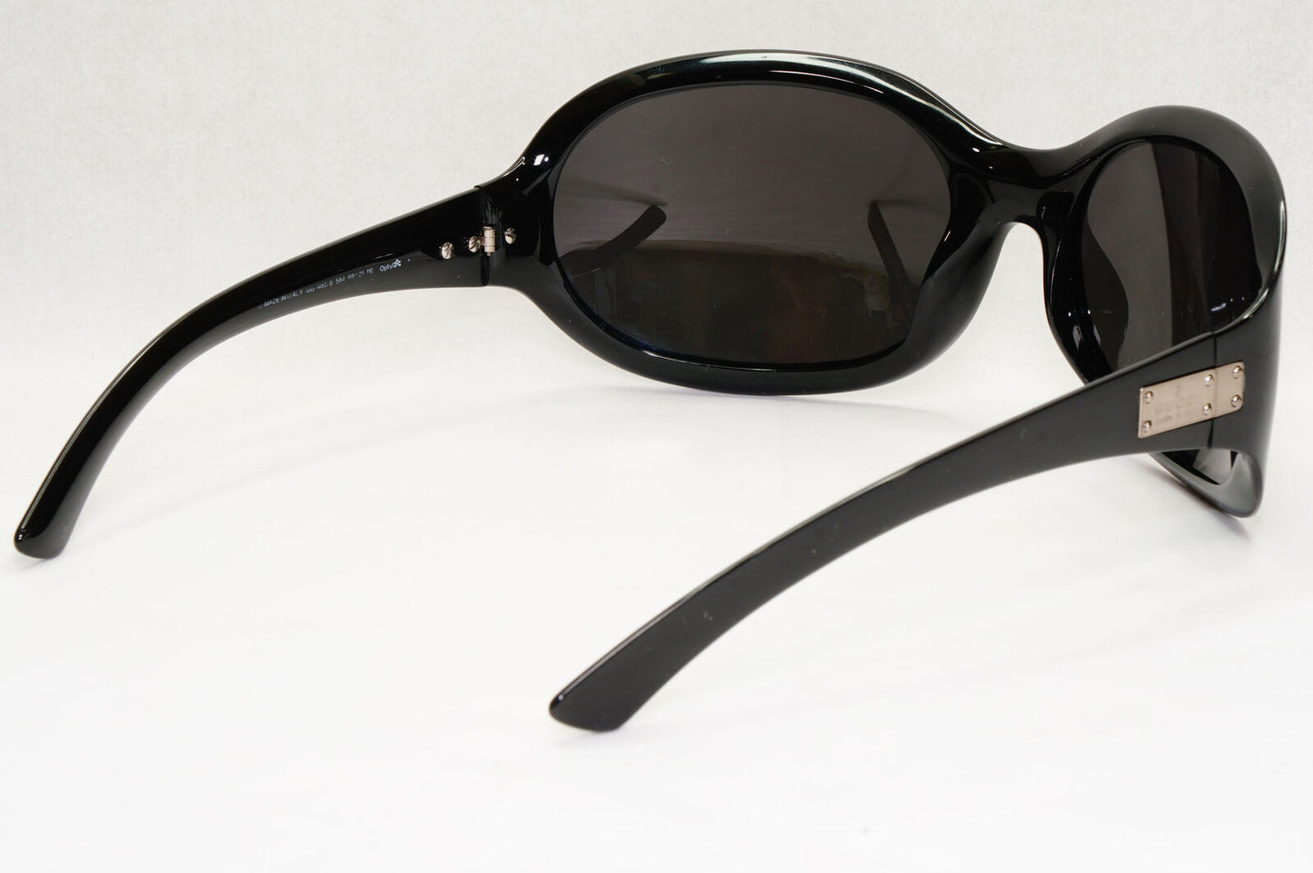 Gucci Sunglasses 1996 Vintage Black Large Wrap Square GG 1480/S 584 151223