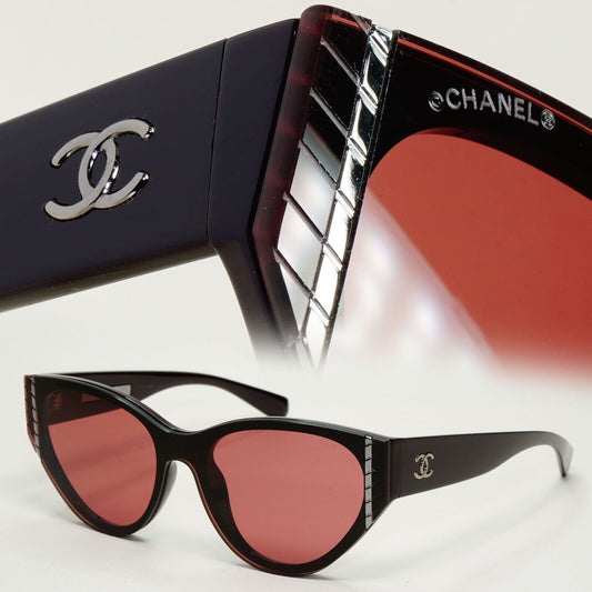 Chanel Sunglasses Dark Red Burgundy Bordo 6054 c.1461/0H