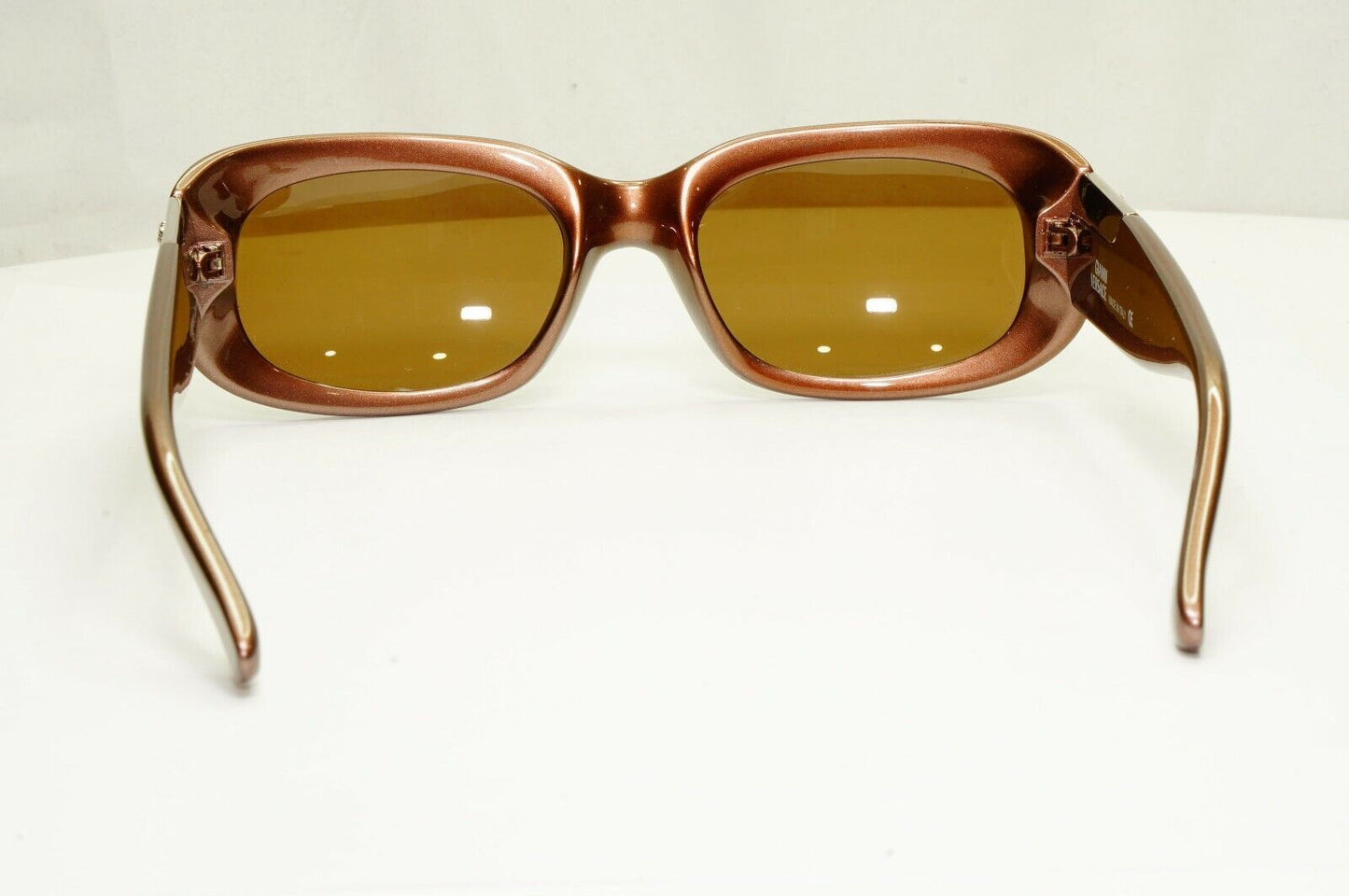 Gianni Versace 1996 Vintage Brown Square Medusa Sunglasses MOD 634 COL 341