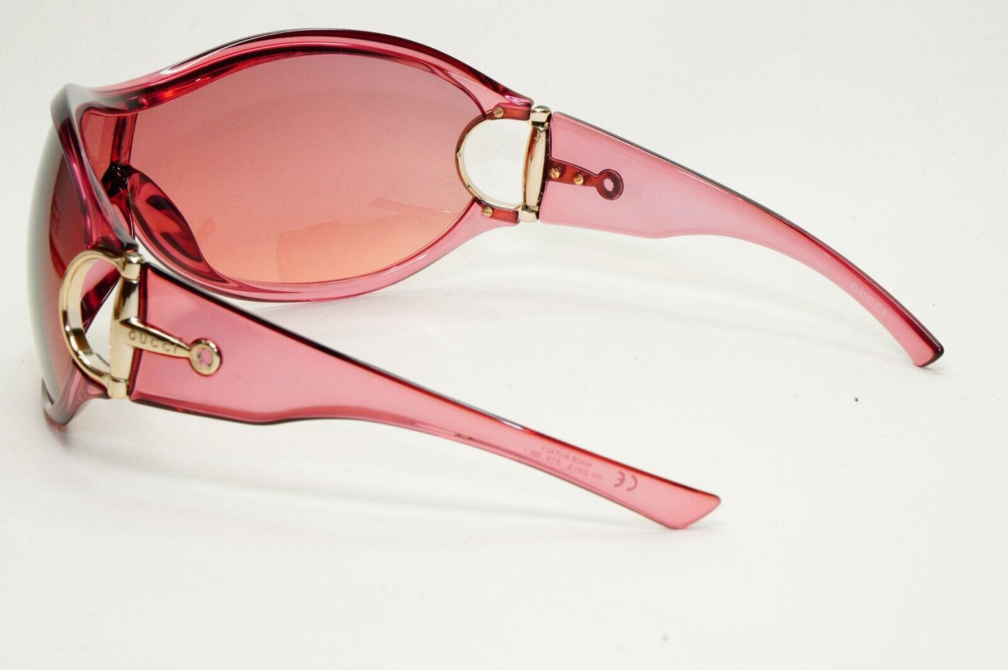 Gucci Sunglasses 2006 Vintage Pink Transparent Horsebit GG 2561/S PT5 291024