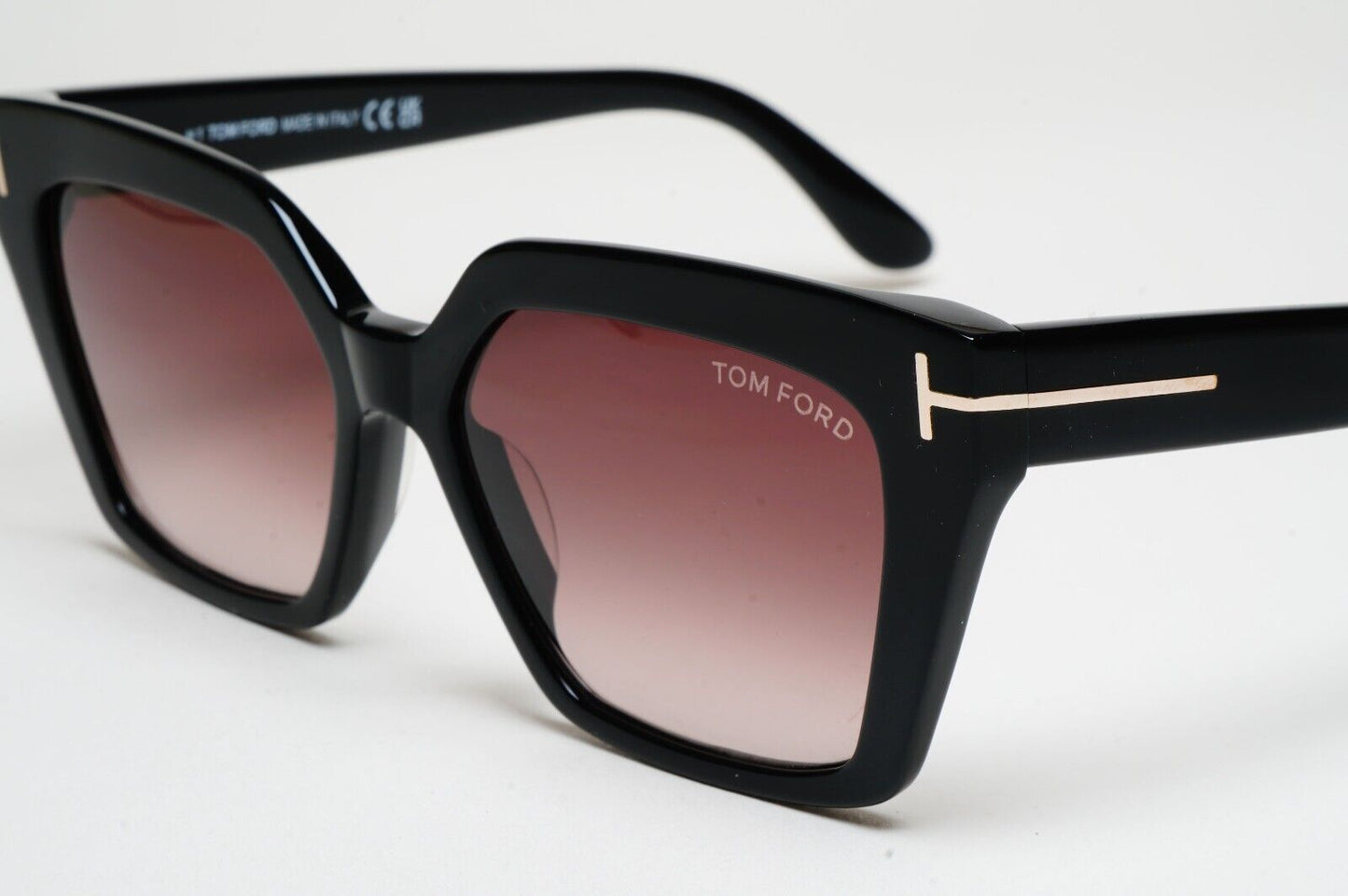 Tom Ford Sunglasses Winona Black Square Brown Gradient FT1030 TF 1030 01Z