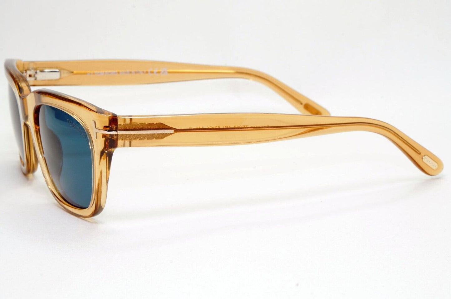 Tom Ford Sunglasses Snowdon Transparent Honey Brown Blue James Bond TF 237 45V