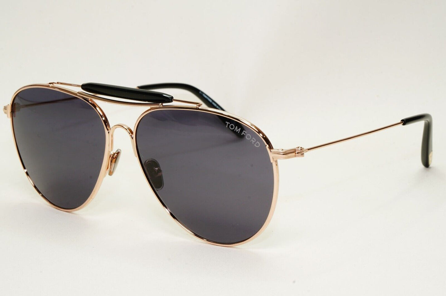 Tom Ford Sunglasses Gold Black Metal Pilot Raphael-02 FT0995 TF 995 28A 59mm