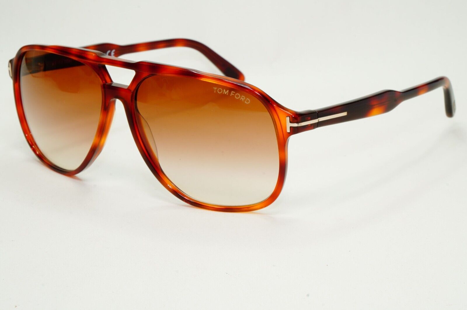 Tom Ford Sunglasses Raoul Brown Tortoiseshell Gradient Pilot FT0753 TF 753 53F