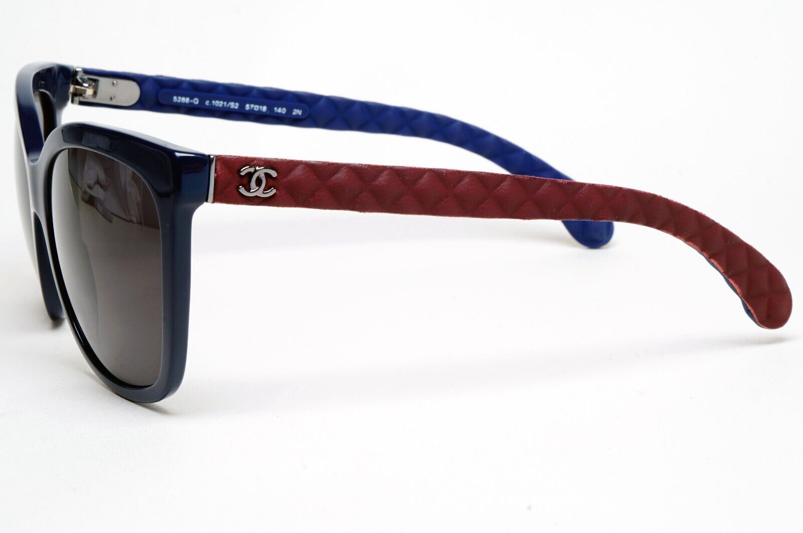 Chanel Sunglasses Black Dark Blue Burgundy Bordo Quilted 5288-Q c.1021/S2 261124