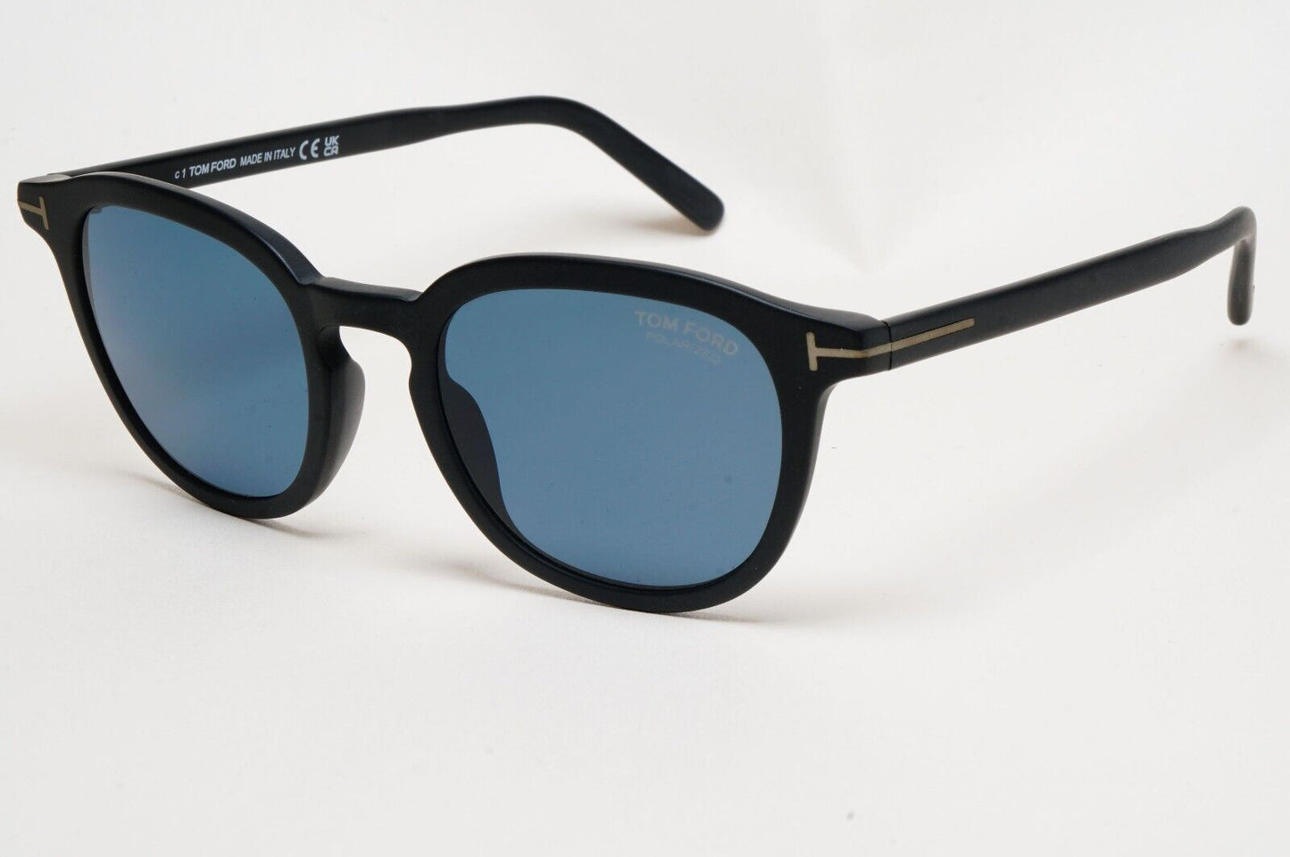 Tom Ford Sunglasses Pax Black Matte Blue Square FT0816 TF 816 02V 51mm