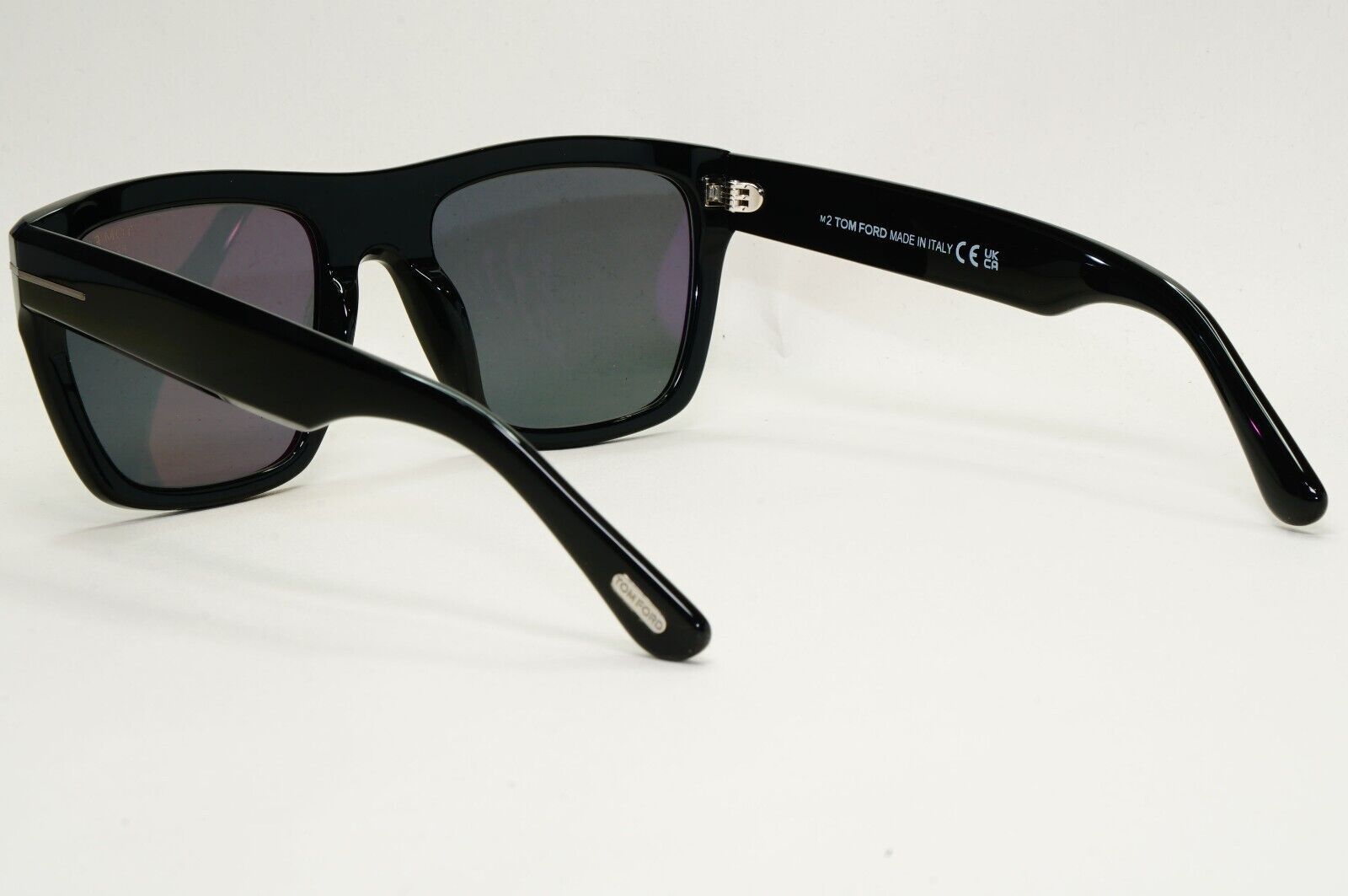 Tom Ford Sunglasses Black Polarised Square Alberto FT1077-N TF 1077-N 01D 55mm