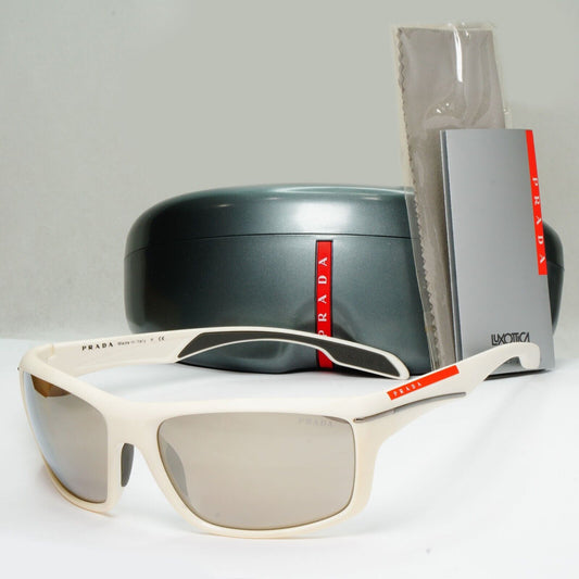 Prada Sunglasses 2012 White Grey Mirrored Silver PS01NS SPS 01N NAV-1C0