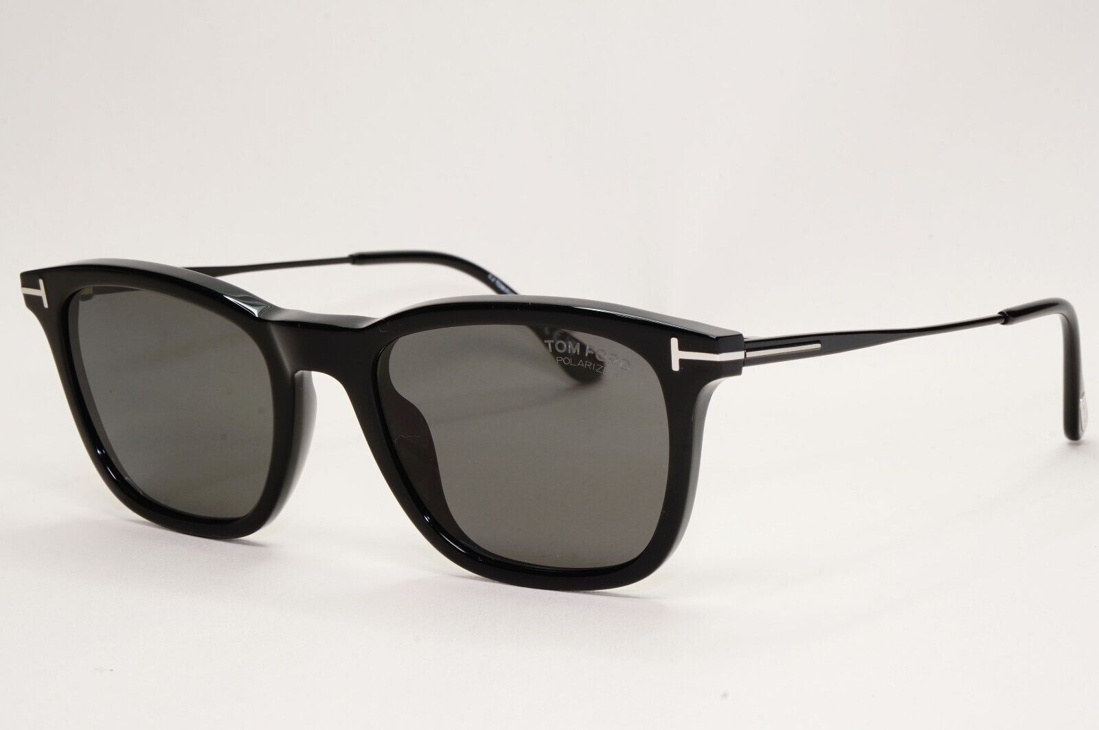 Tom Ford Sunglasses Arnaud-02 Polarized Black Silver Square FT0625 TF 625 01D