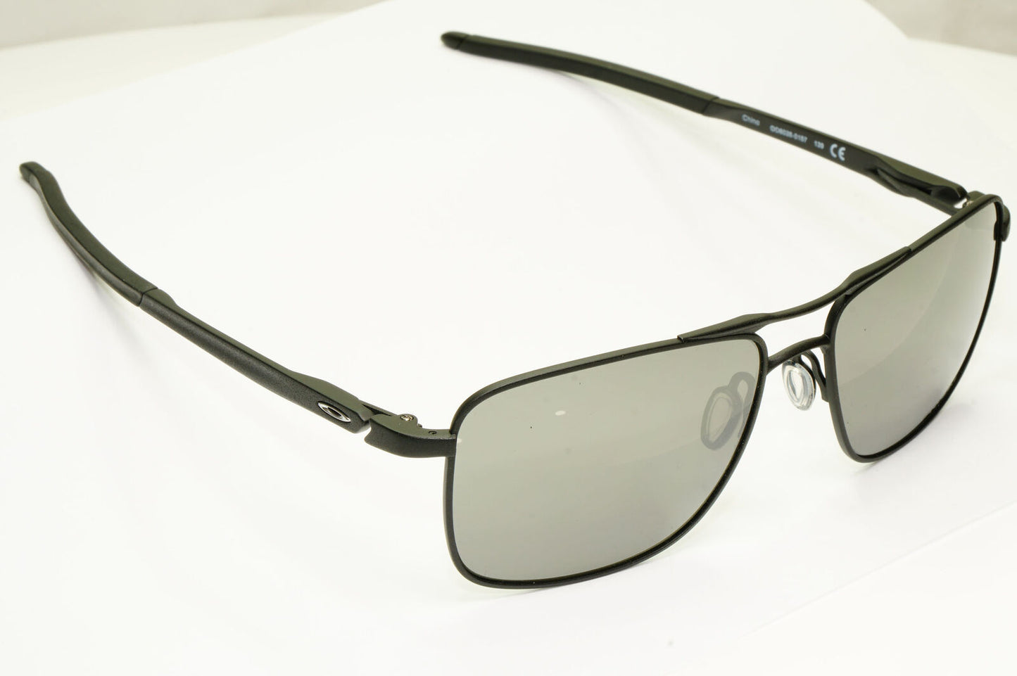 Oakley Gauge 6 Sunglasses Grey Mirror Prizm Black Powder Coal Mens  OO 6038 0157