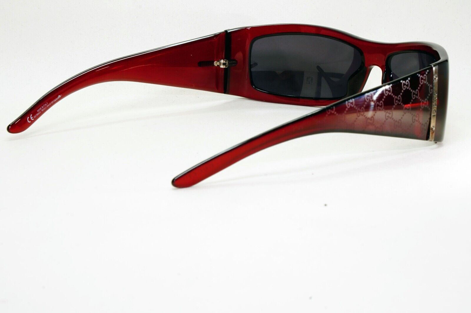 Gucci Sunglasses 2004 Vintage Monogram Dark Red Black GG 1564/S RECL3 291024