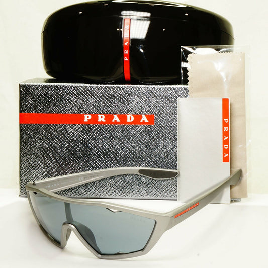 Prada Shield Visor Grey Sunglasses Sailing Cycling Ski PS 16US SPS 16U 449-5L0