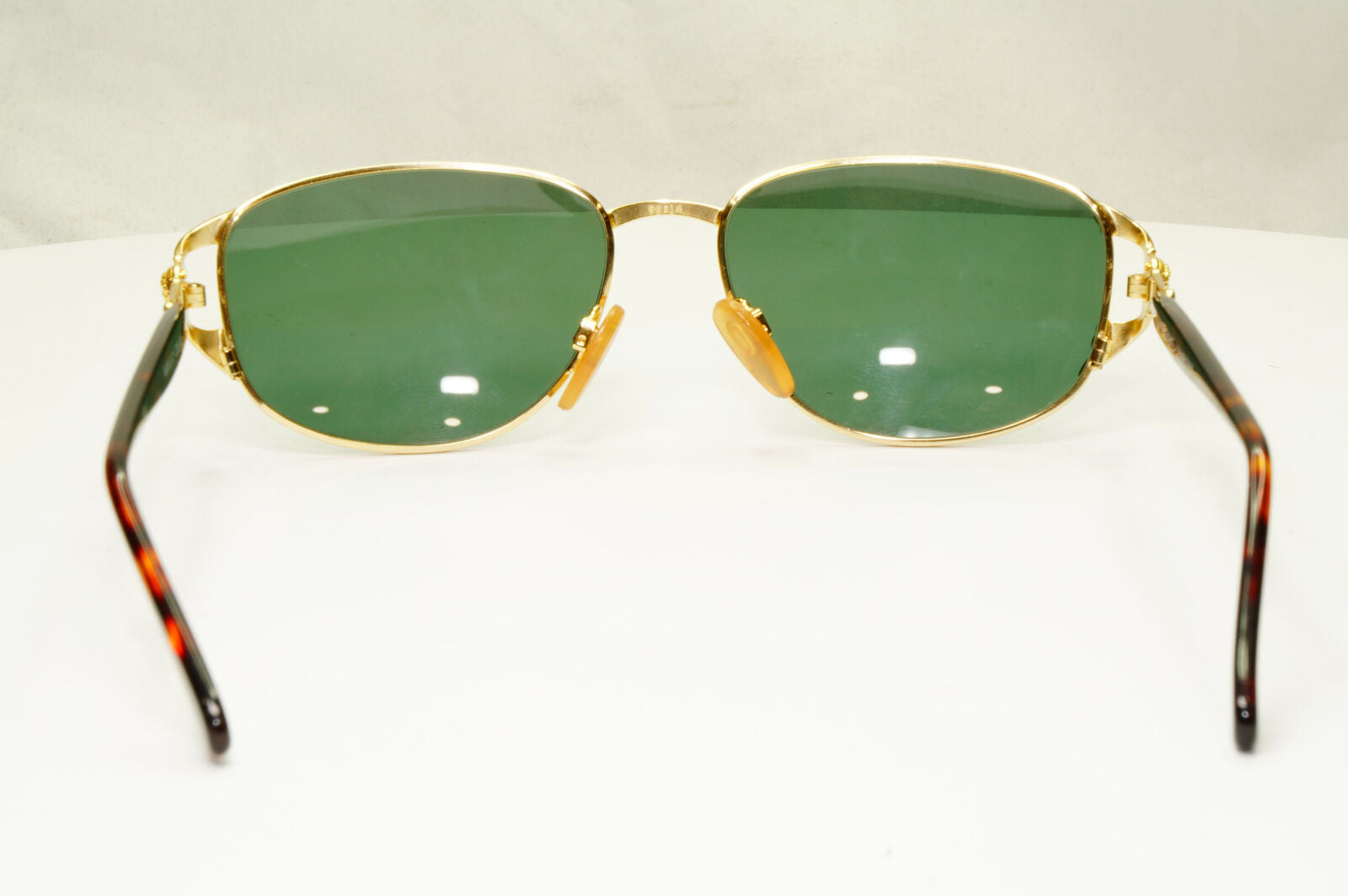 Gianni Versace 1995 Vintage Gold Medusa Green Brown Sunglasses MOD G41 COL 03L A