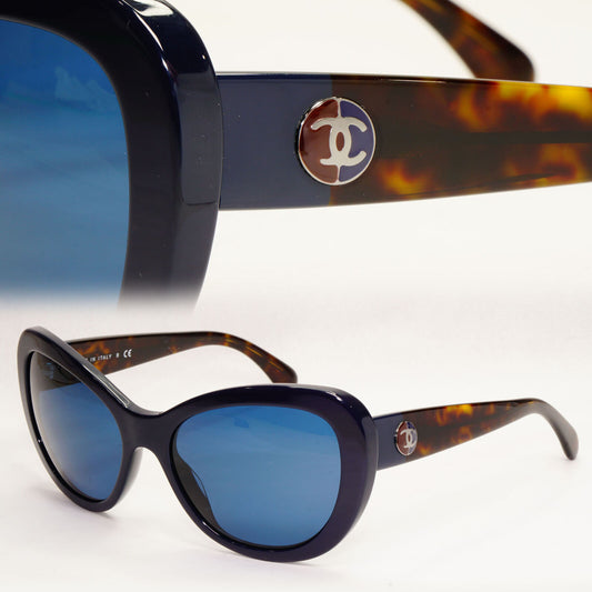 Chanel Sunglasses Dark Blue Brown Tortoiseshell 5321 c.1021/S2 191223