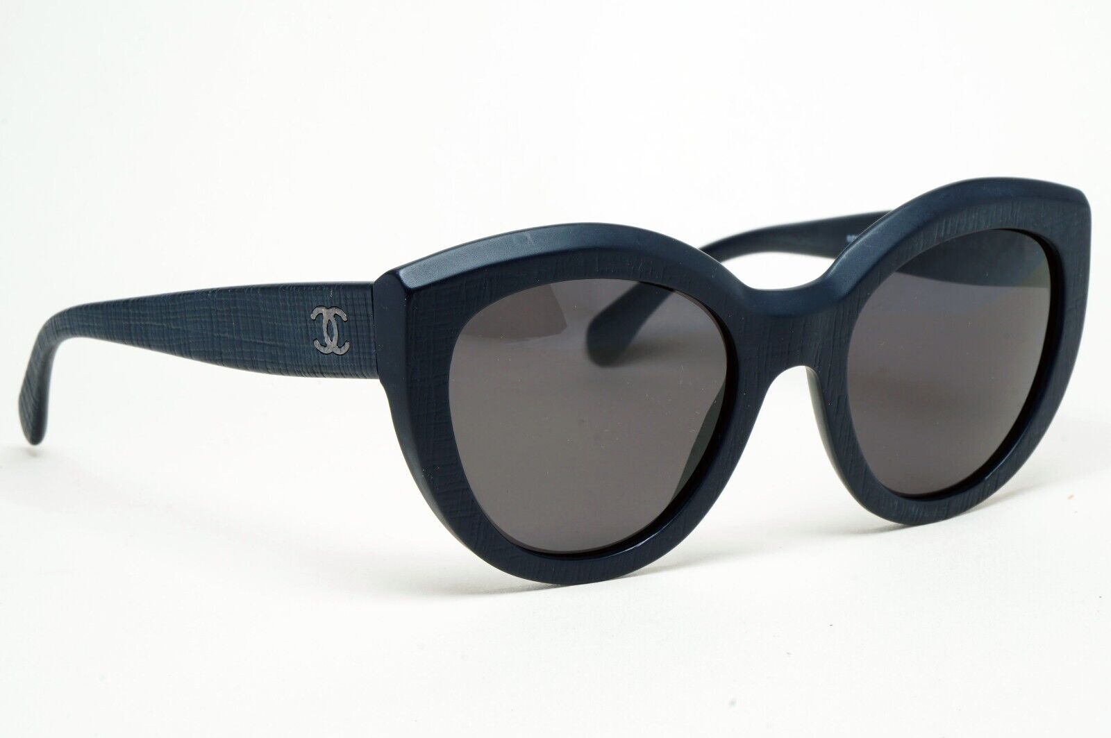 Chanel Sunglasses Dark Blue Black Tweed Pattern 5331 c.1462/S2 51mm 241124