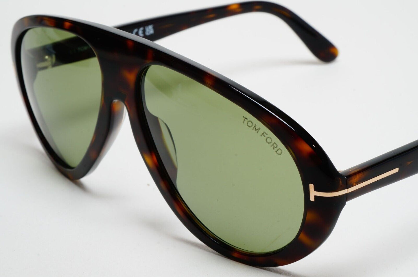 Tom Ford Sunglasses Camillo-02 Tortoiseshell Brown Green Unisex FT0988 TF988 52N