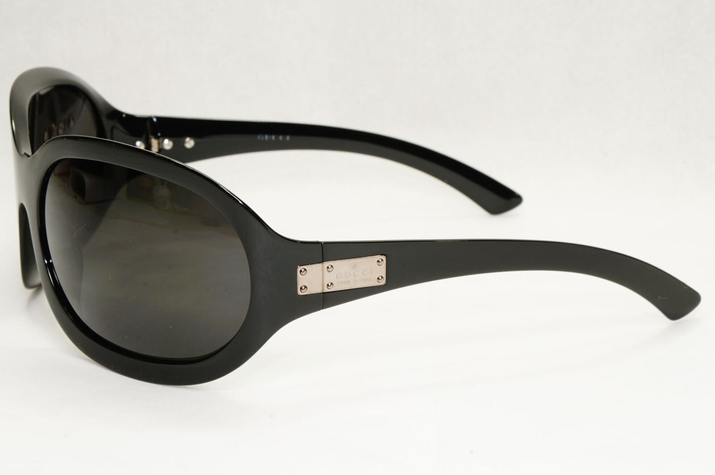 Gucci Sunglasses 1996 Vintage Black Large Wrap Square GG 1480/S 584 151223