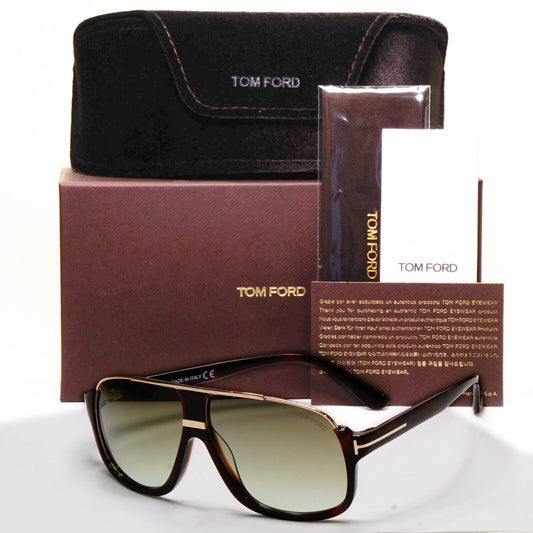 Tom Ford Sunglasses Elliott Brown Gold Green Grey Havana FT0335 TF 335 56K 60mm