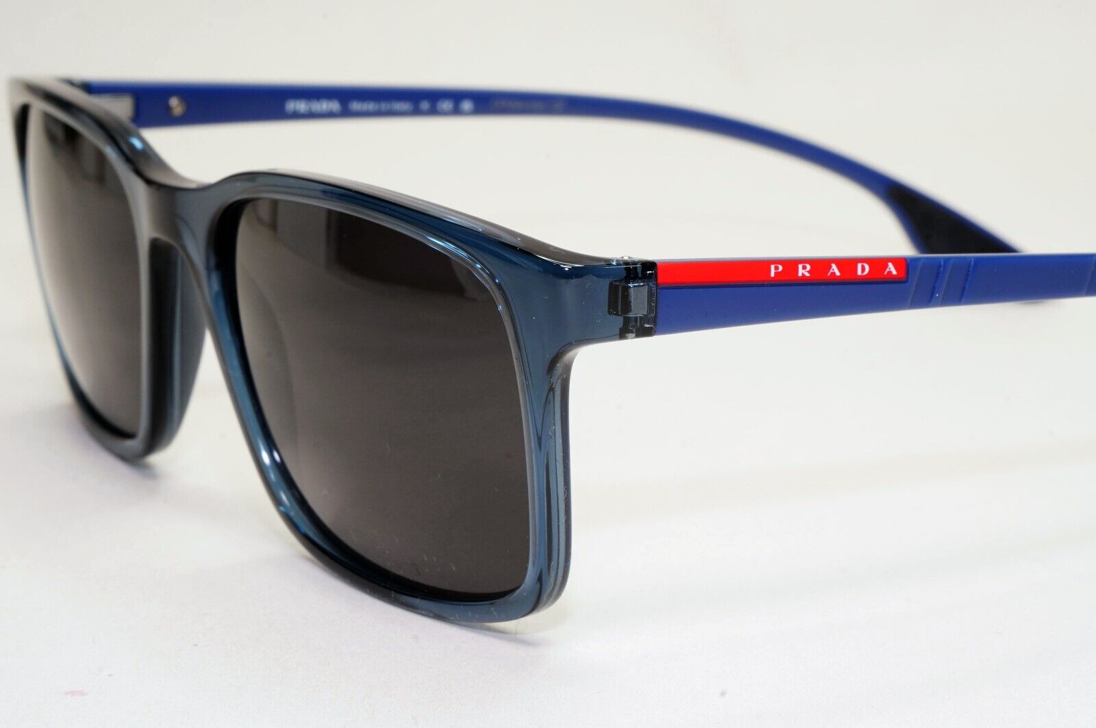 Prada Sunglasses Blue Black Square PS01LV VPS 01L CZH-1O1 54mm