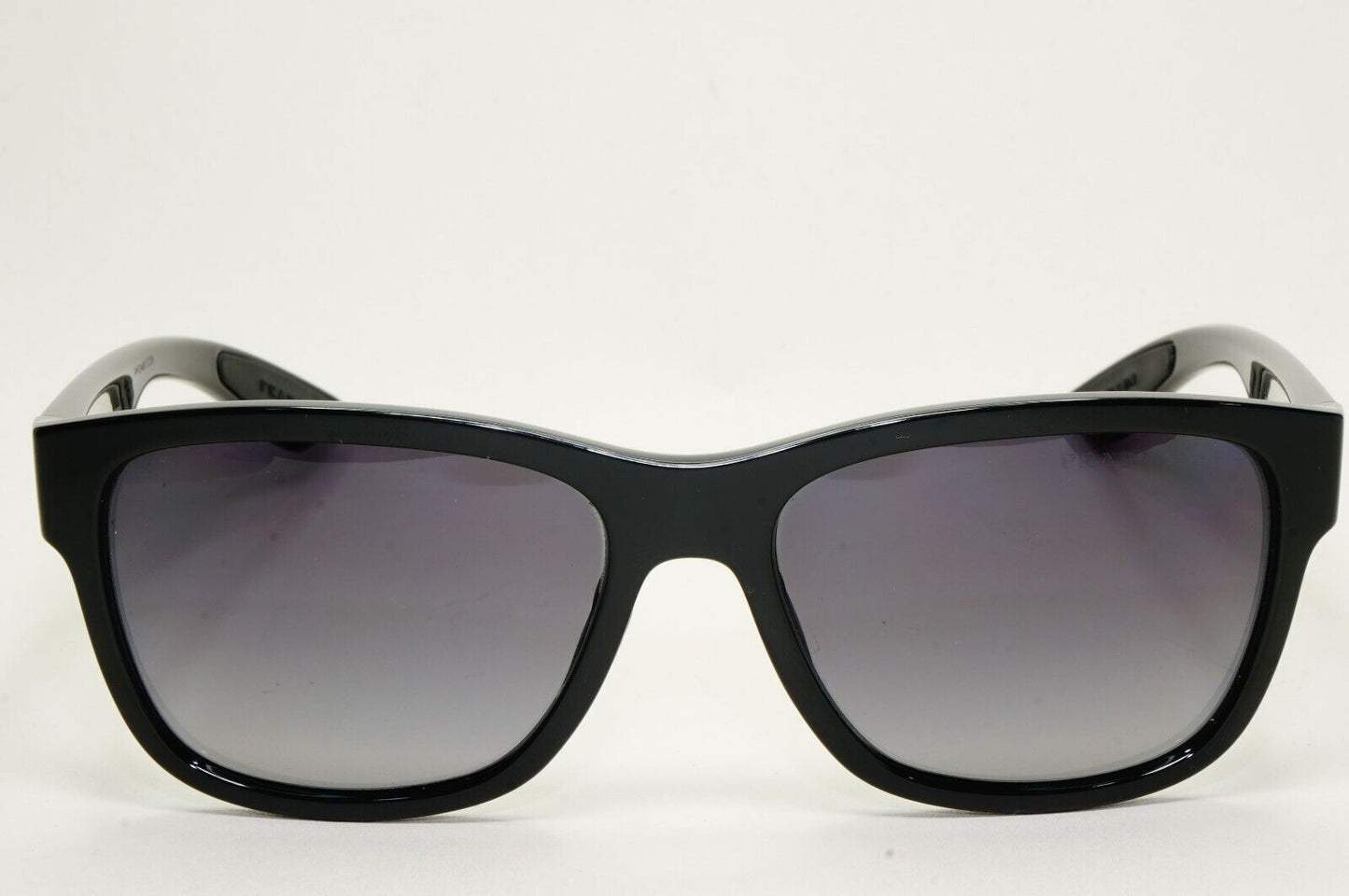 Prada Sunglasses Polarised Square Black Grey PS03QS SPS 03Q 1AB-5W1 120824