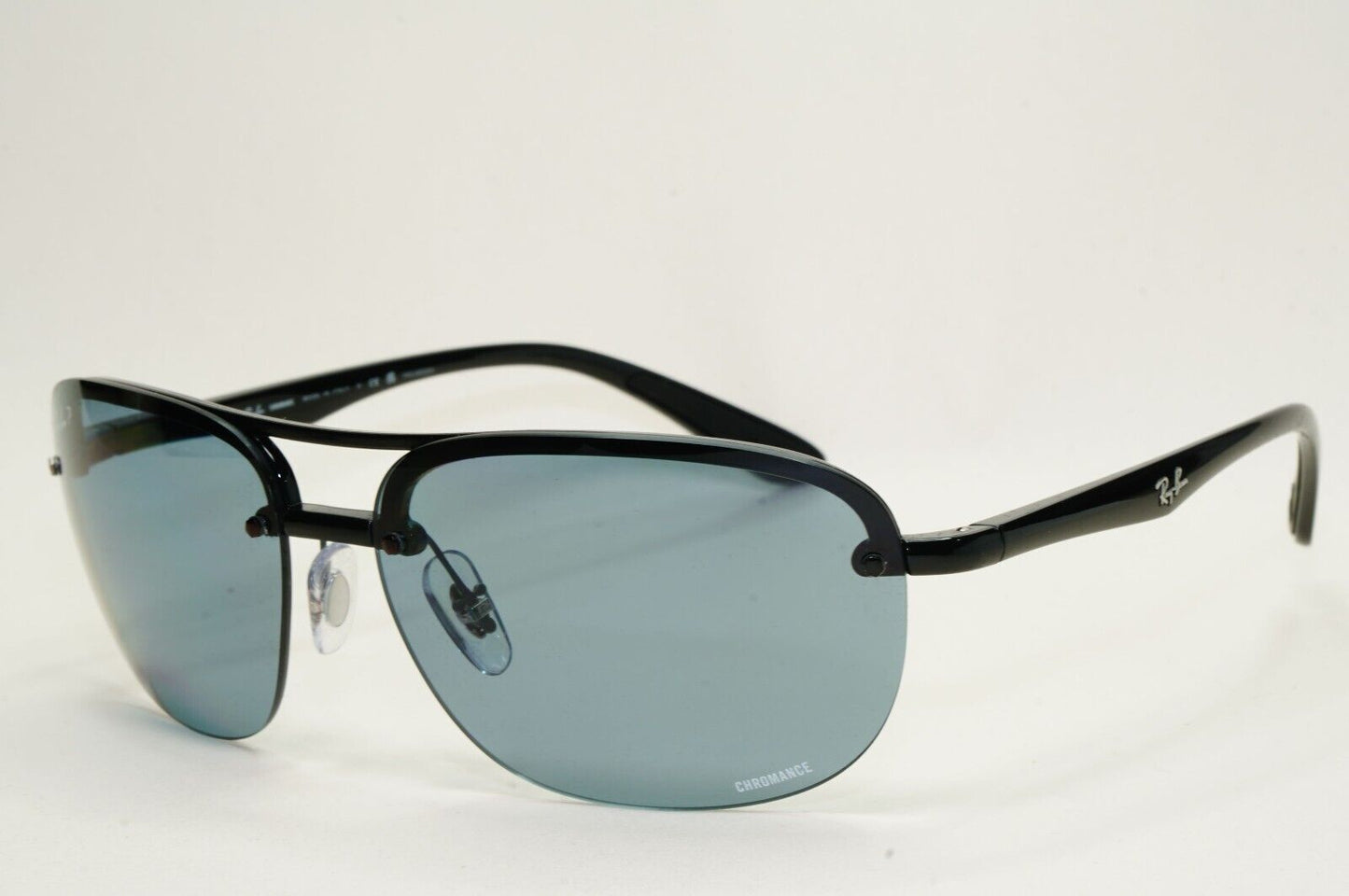 Ray-Ban Sunglasses Chromance Blue Polarised Black Pilot RB 4275-CH 601/BA 63mm