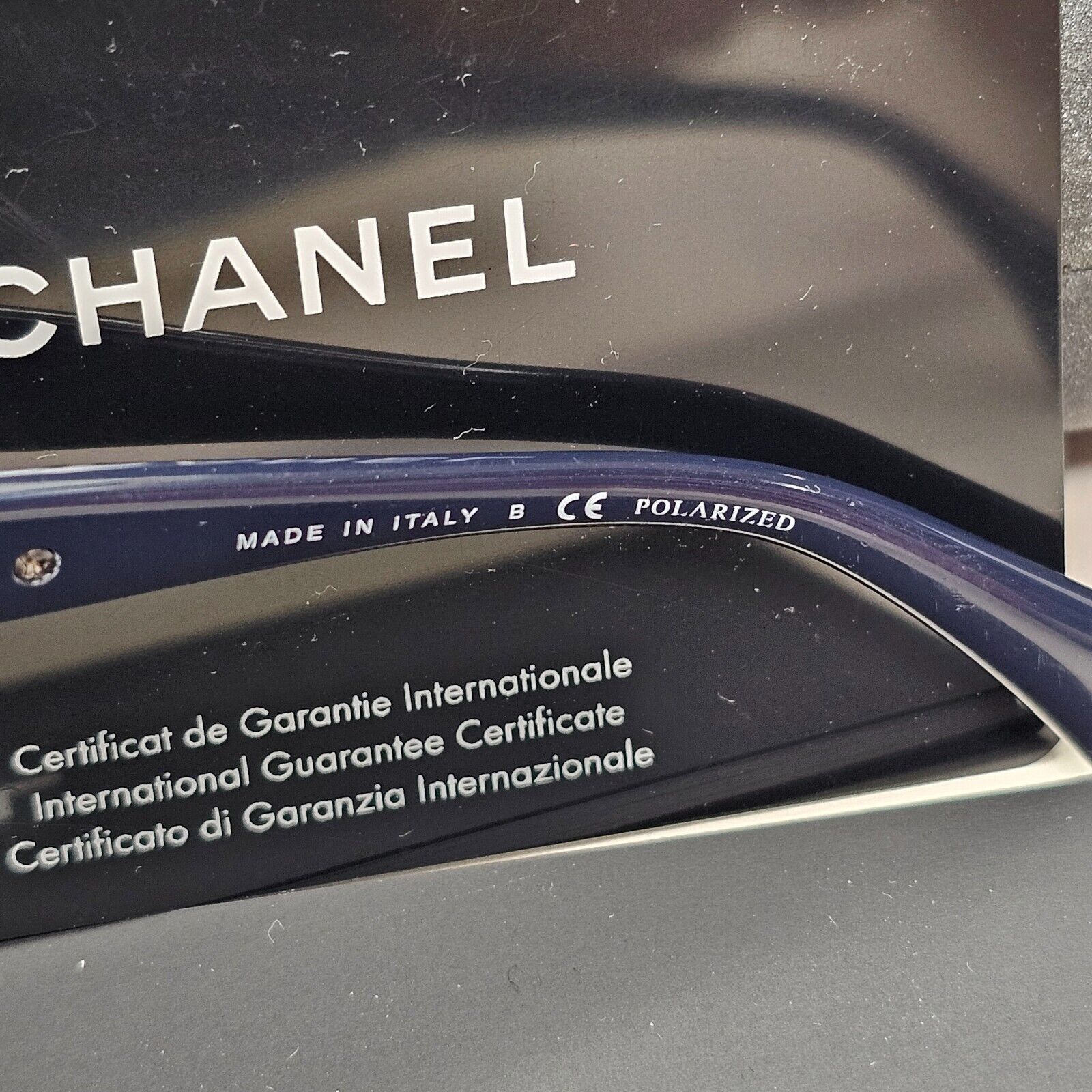 Chanel Sunglasses Polarised Dark Blue Gunmetal Gradient 5356 c.1462/K4 030824